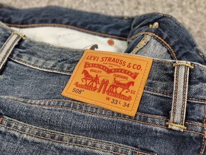 Levi's Vintage levis USA 508 Selvedge Faded Blue Denim Jeans Size US 33 - 18 Thumbnail