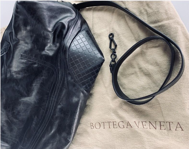 Bottega Veneta BV 🇮🇹 x Tomas Maier black calf panel stitch holdall bag NEW Size ONE SIZE - 8 Thumbnail
