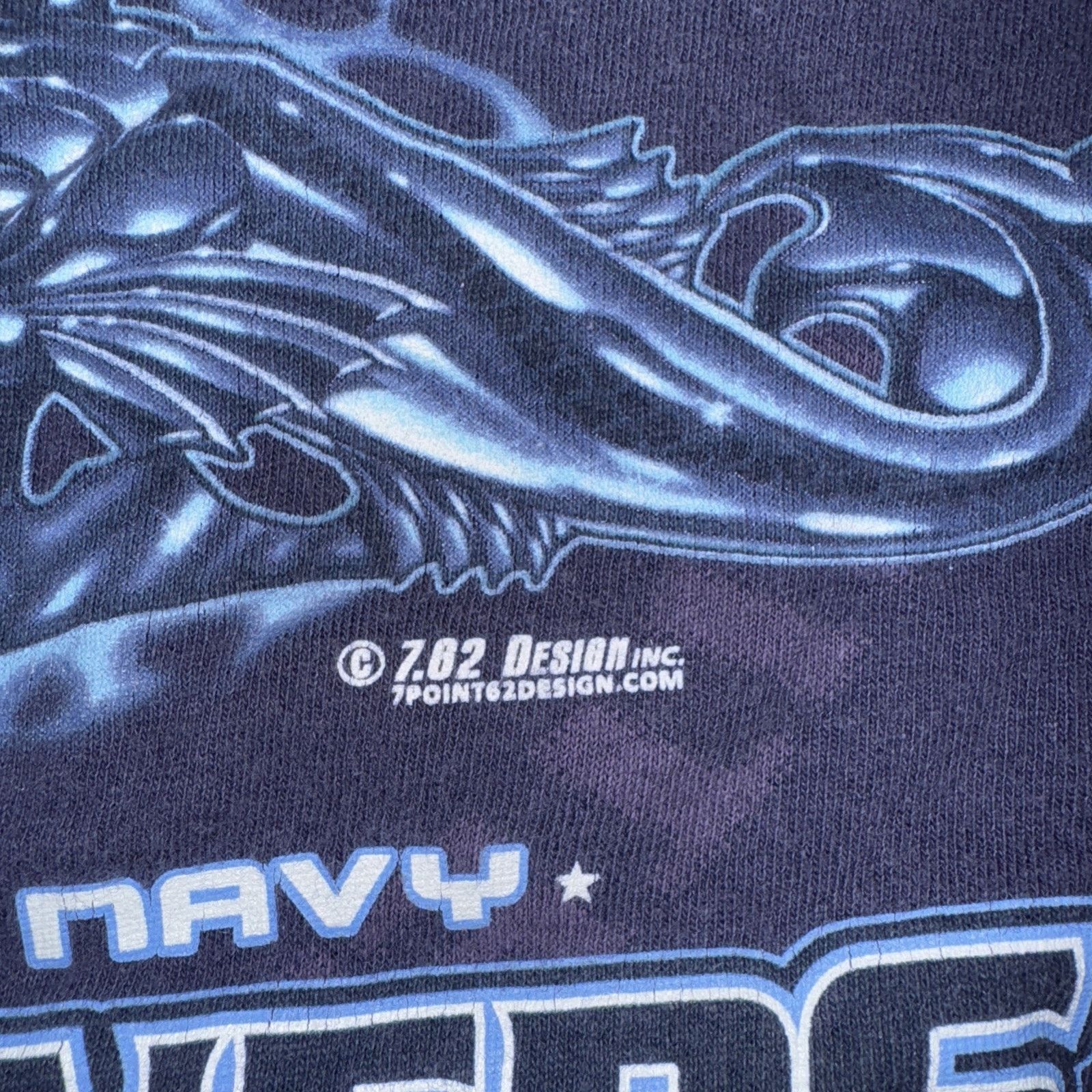 Band Tees × Vintage VNTG United States Navy Submariners T-Shirt Blue 2XL 24x26 Size US XXL / EU 58 / 5 - 3 Thumbnail