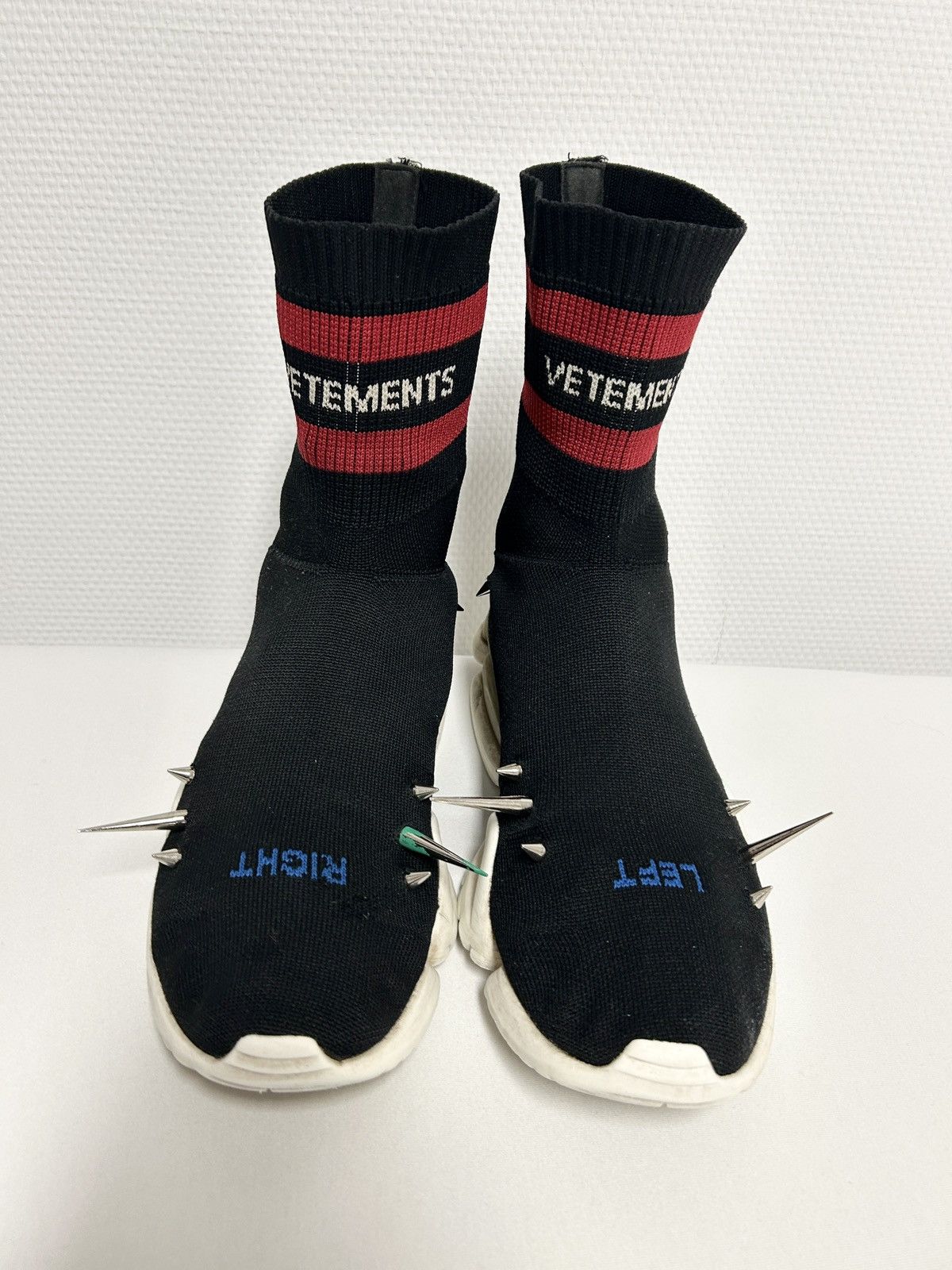 Vetements SS2018 Reebok Spiked Sock Runner Size US 10.5 / EU 43-44 - 2 Thumbnail