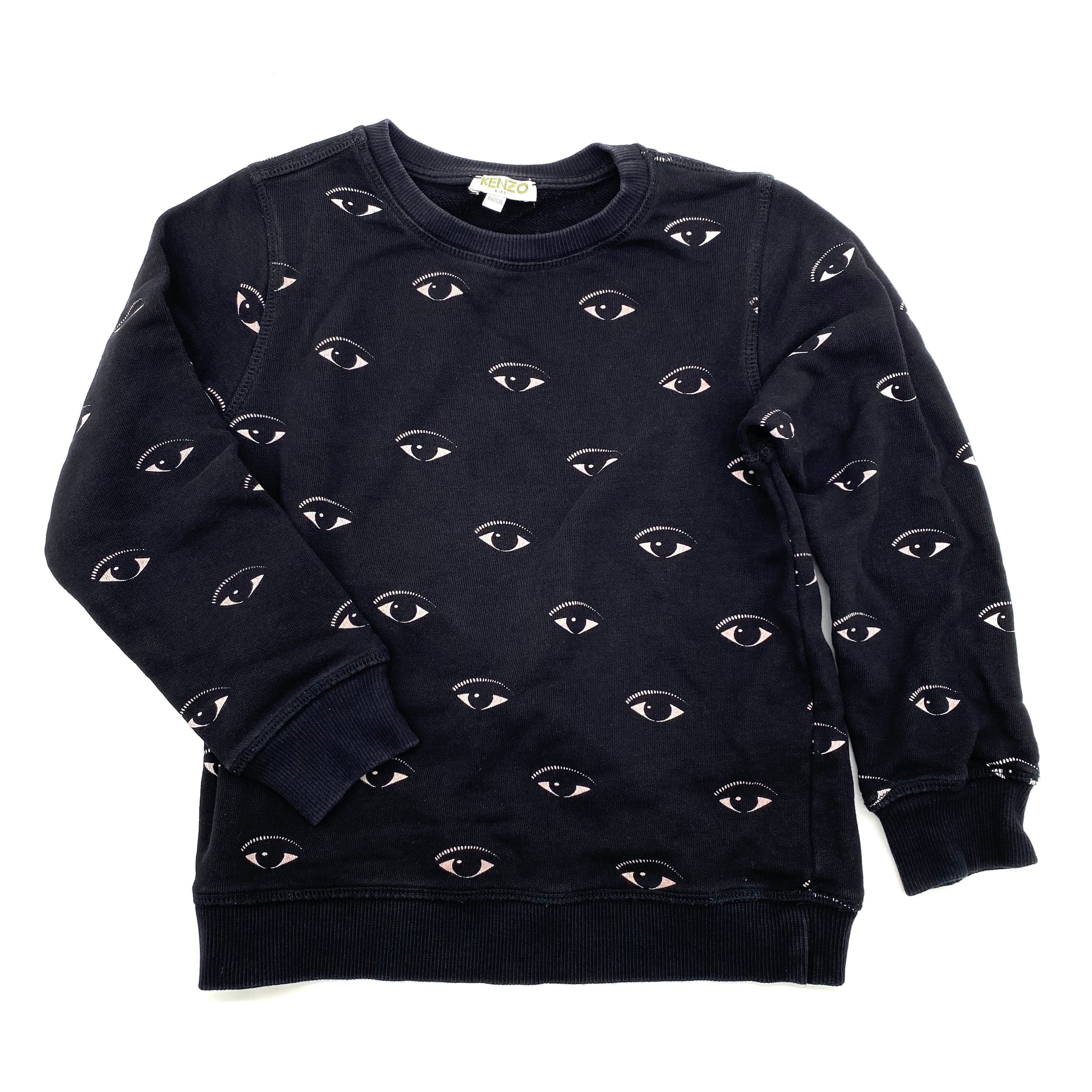 Kenzo KENZO Kids Eye Crewneck Black 8A/128 Size US S / EU 44-46 / 1 - 1 Thumbnail
