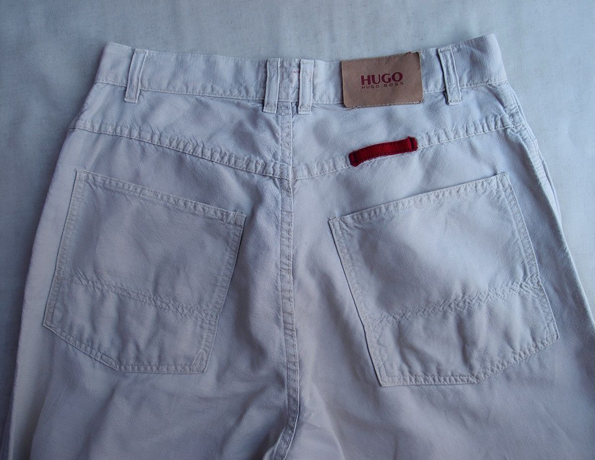 Hugo Boss HUGO BOSS Italian Made Linen Cotton 5 Pocket Pants W32 Size US 32 / EU 48 - 4 Thumbnail