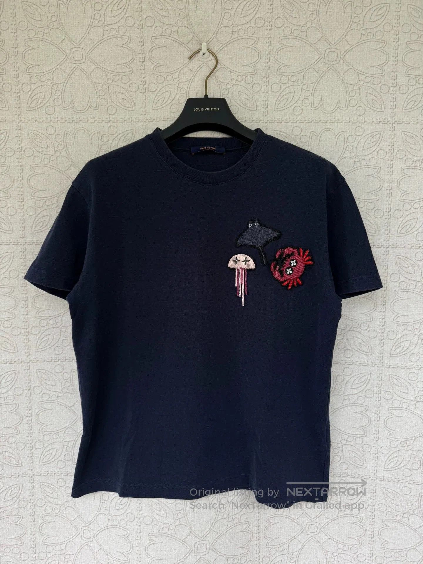 Louis Vuitton louis vuitton deep blue short sleeve t. Size US S / EU 44-46 / 1 - 1 Thumbnail