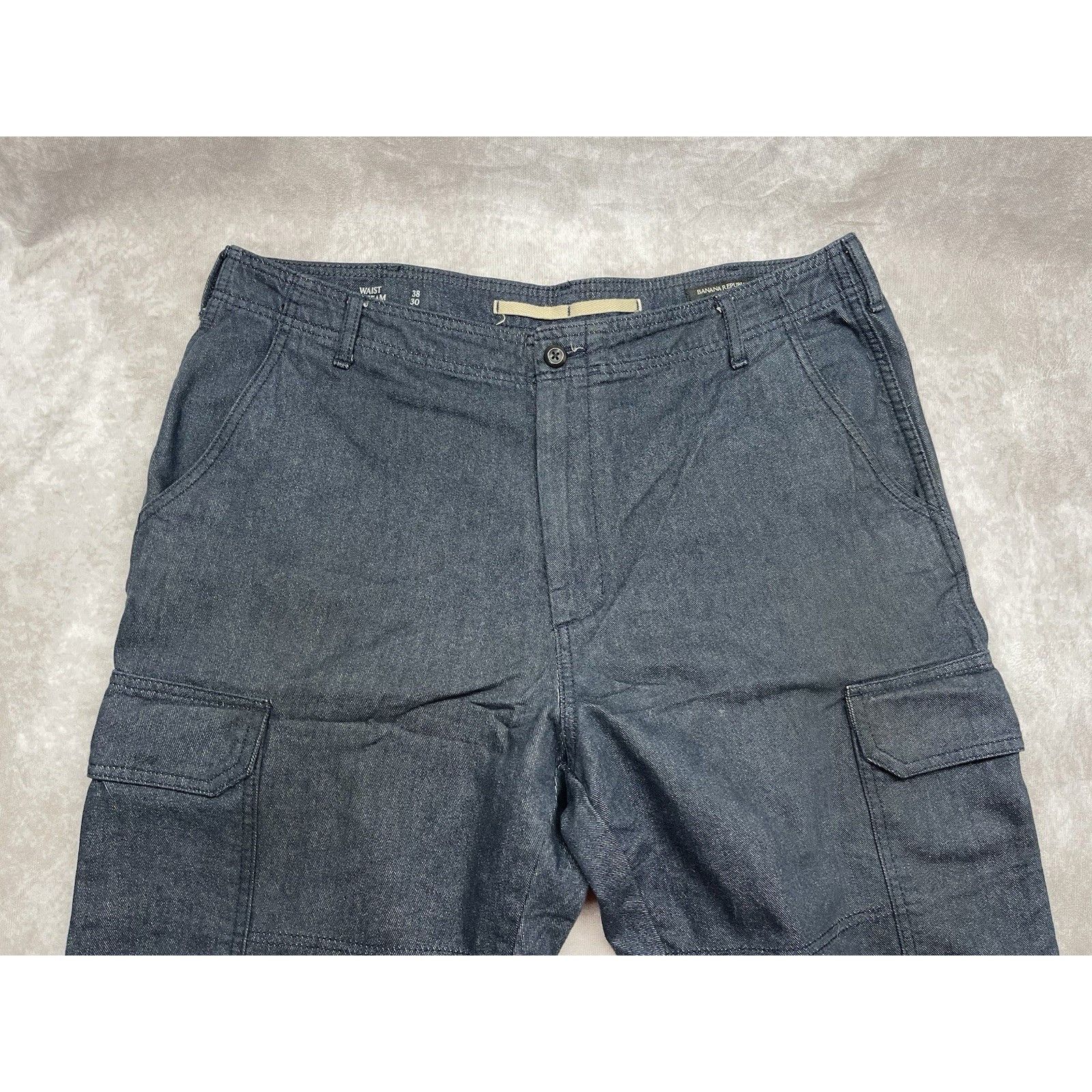 Banana Republic Banana Republic 38x30 Tapered Surplus Cargo Pants Navy Blue Size US 38 / EU 54 - 3 Thumbnail
