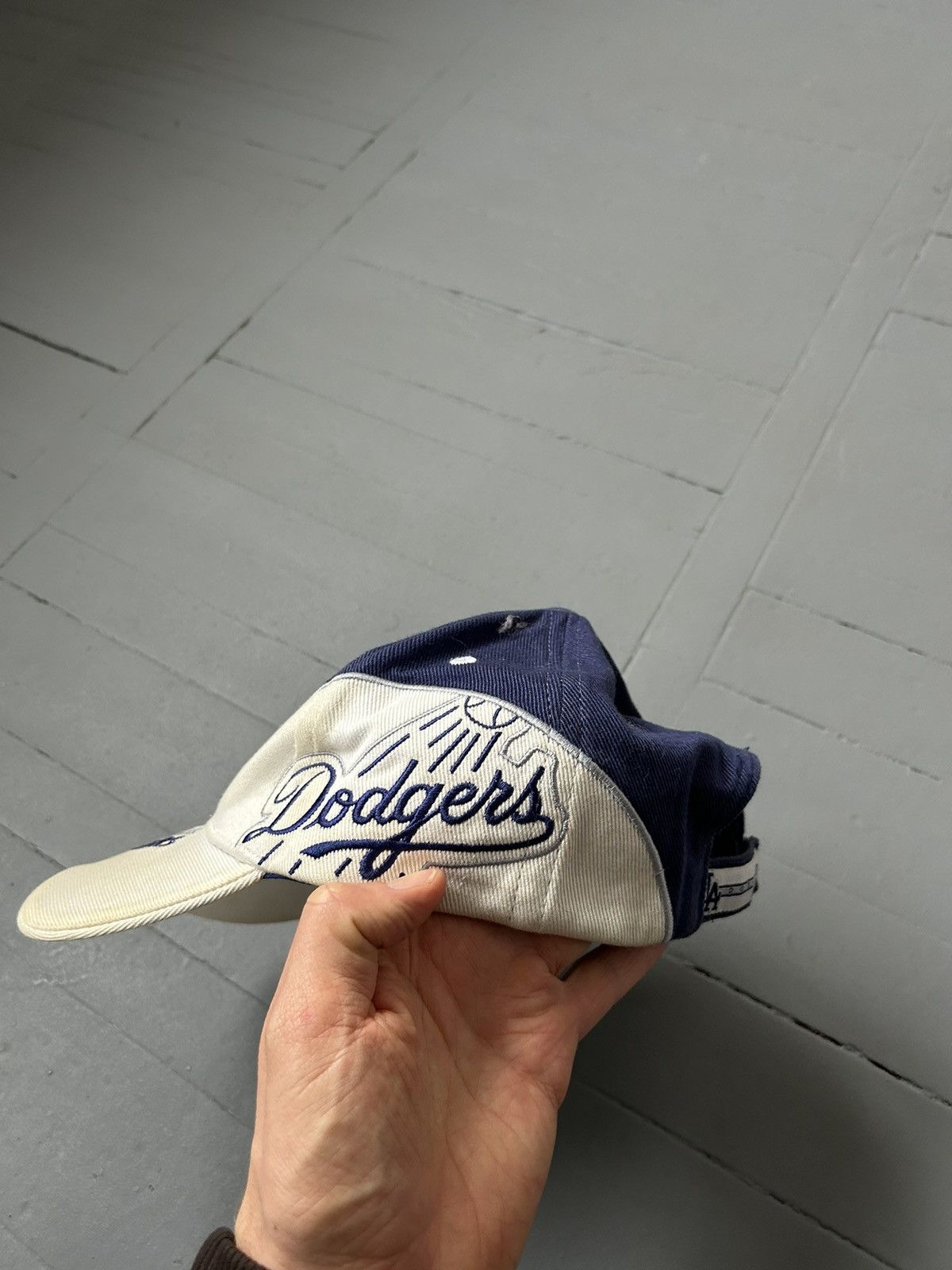 MLB MLB Los Angles LA Dodgers major league cap vintage 90s Size ONE SIZE - 3 Thumbnail