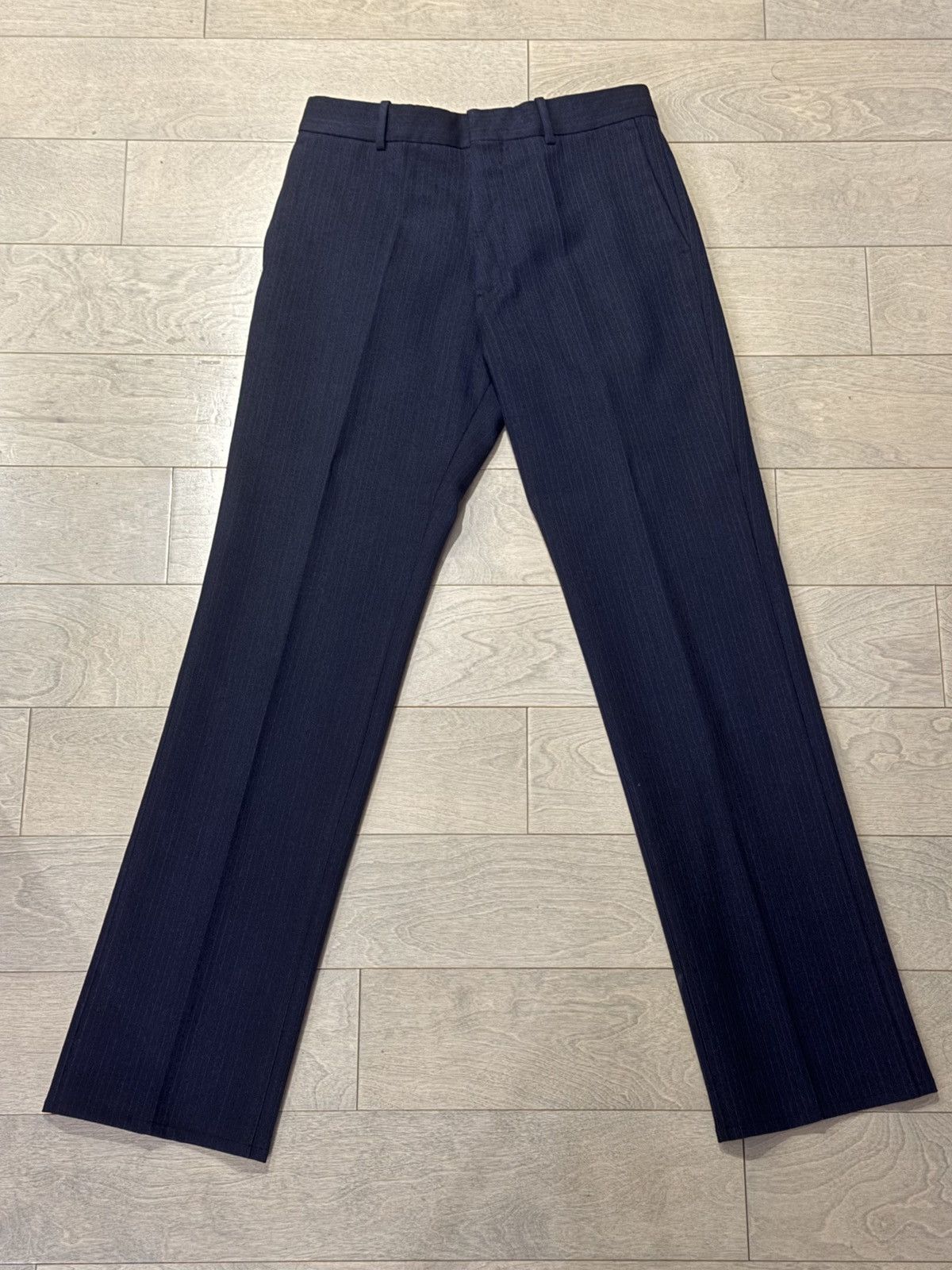 Balenciaga *Rare* 17FW Woolen Striped Pants Size US 30 / EU 46 - 2 Thumbnail