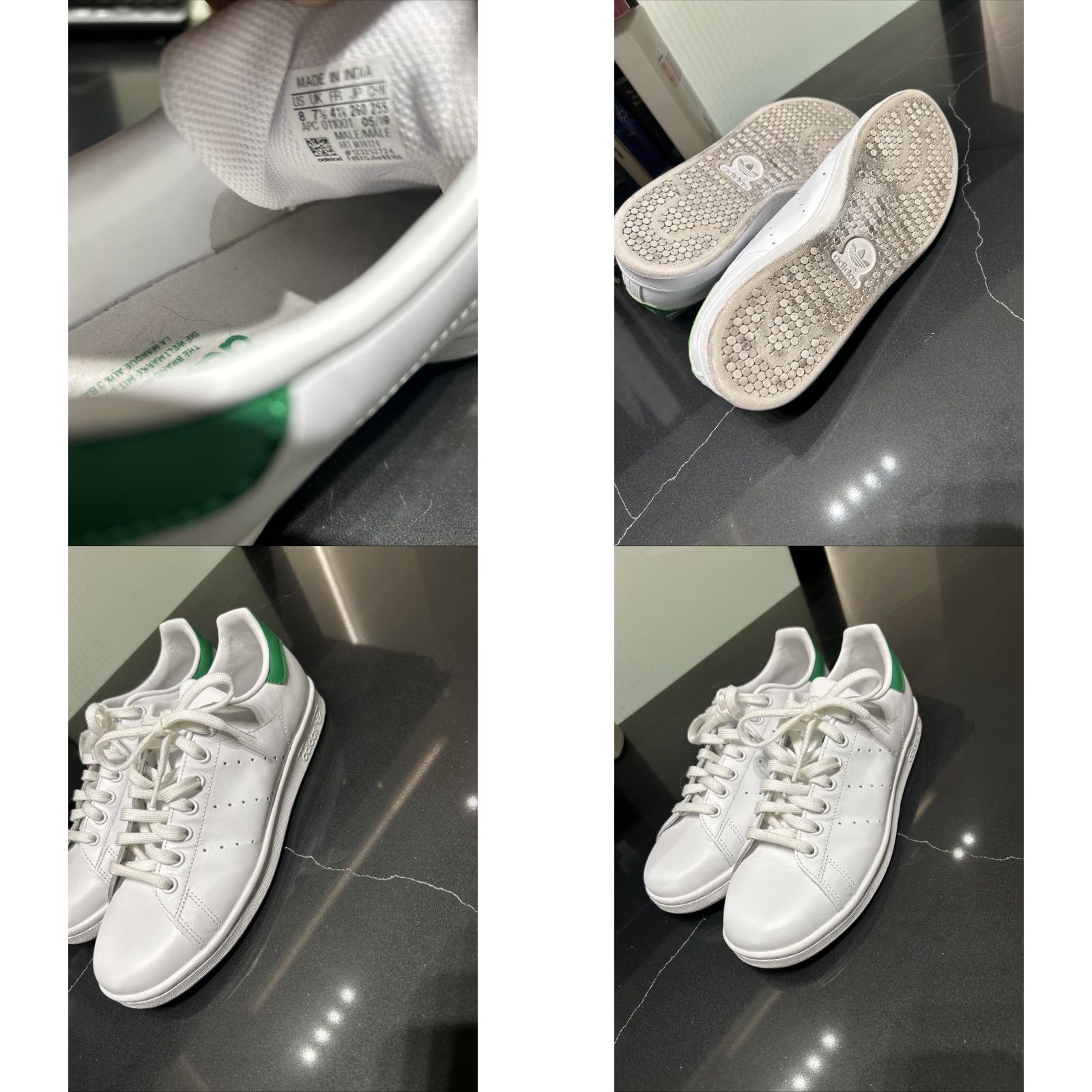 Adidas adidas Originals Stan Smith White Green Classic Sneakers Men 9.5 White 2017 Sneakers Flawless Condition Size US 10 / EU 43 - 9 Thumbnail