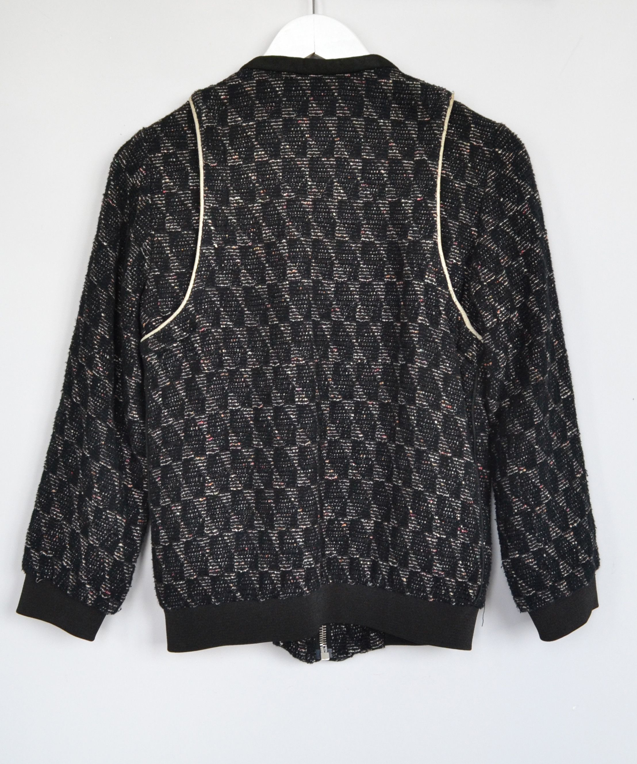 Iro IRO Bomber Jacket Blazer Multicolor Cotton Zip Pockets Size XS / US 0-2 / IT 36-38 - 8 Thumbnail