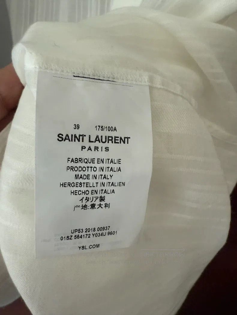Saint Laurent Paris Saint Laurent Paris size 39 Limited Edition Pure White Semi Size US M / EU 48-50 / 2 - 5 Thumbnail