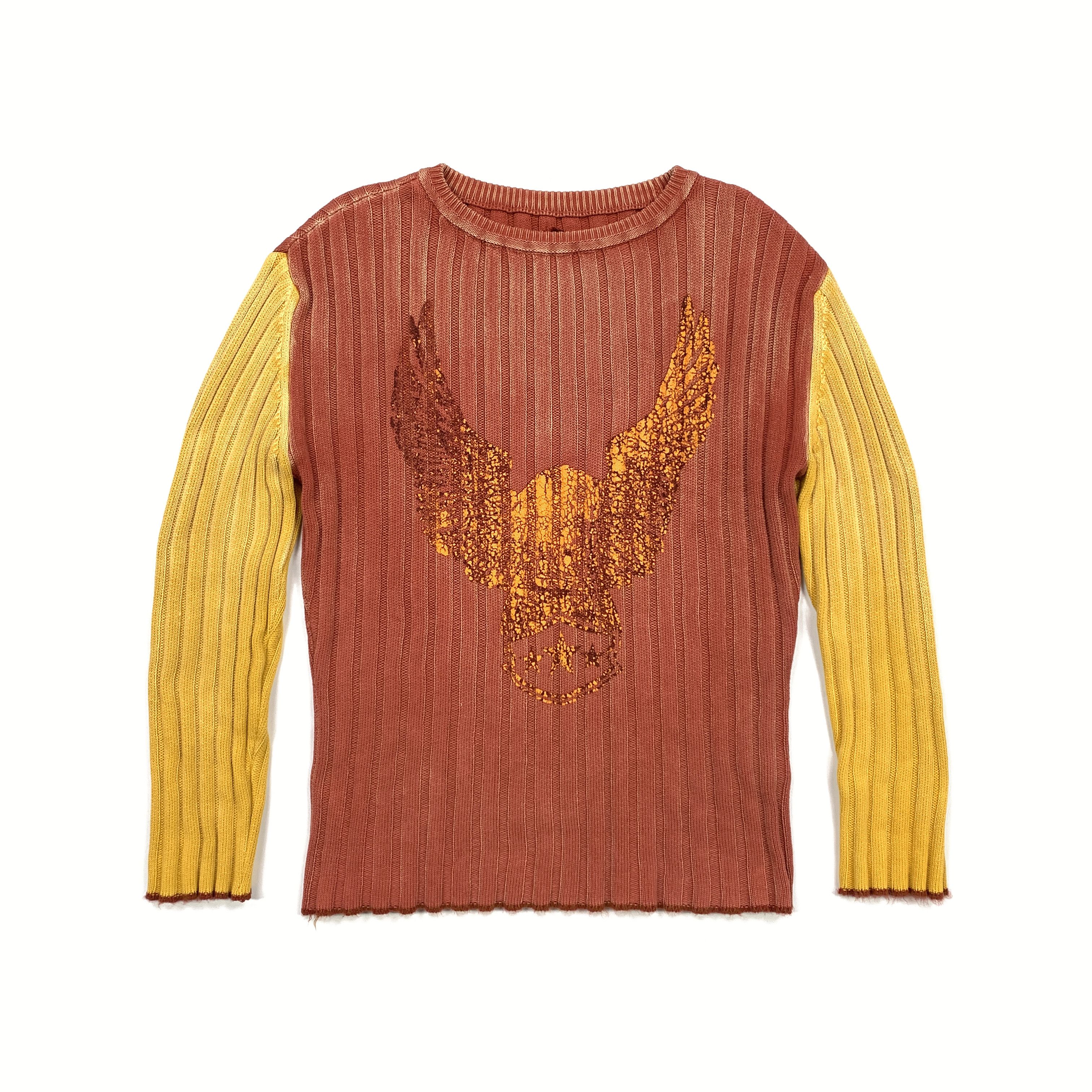 Kapital Heavy Ribbed Biker / Motorcycle Club Knit Sweater Size US L / EU 52-54 / 3 - 1 Thumbnail