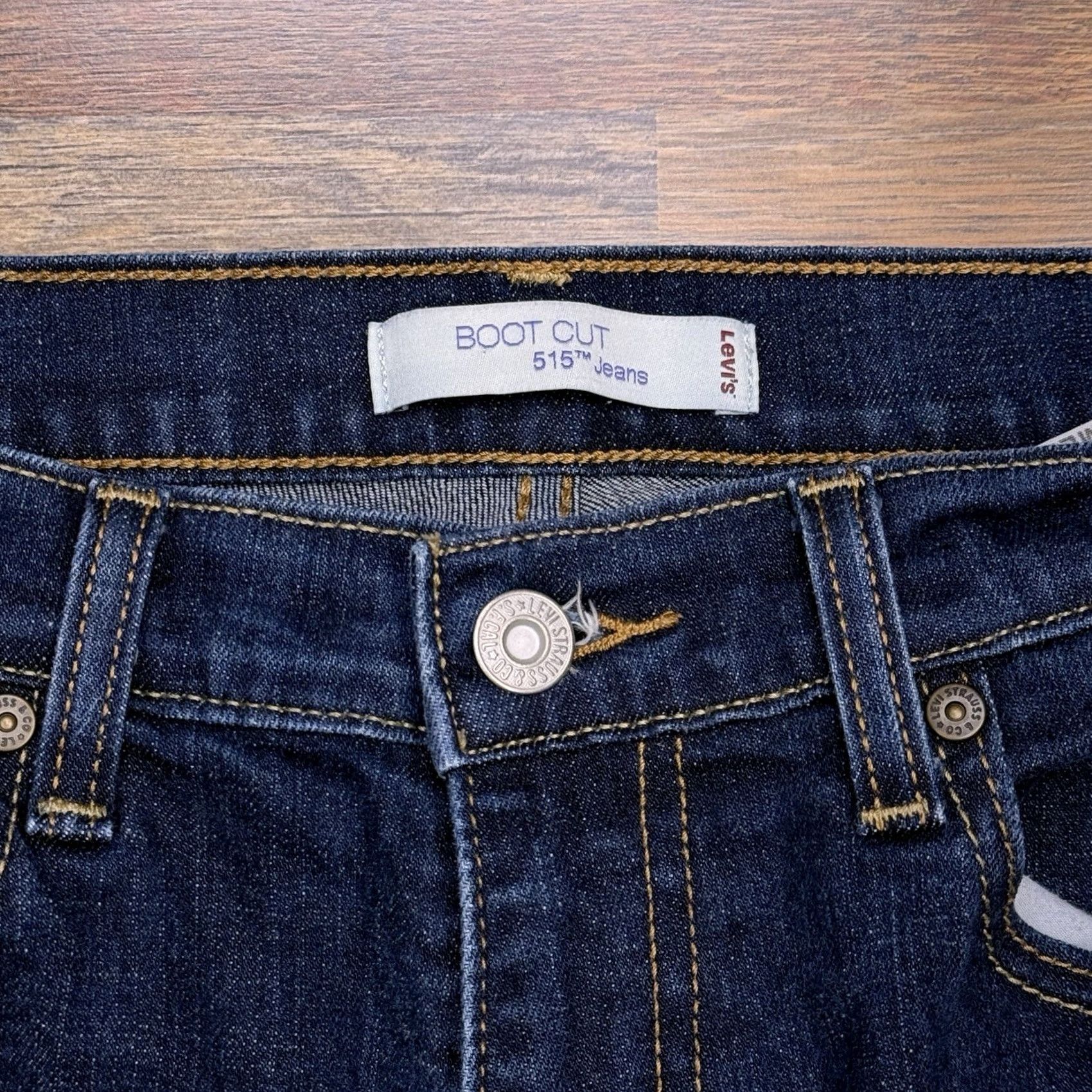 Levi's Levi's 515 Jeans Women 8 Medium Blue Mid Rise Bootcut Stretch Denim 5-Pocket Jeans Womens Mens? Size 30" / US 8 / IT 44 - 2 Thumbnail