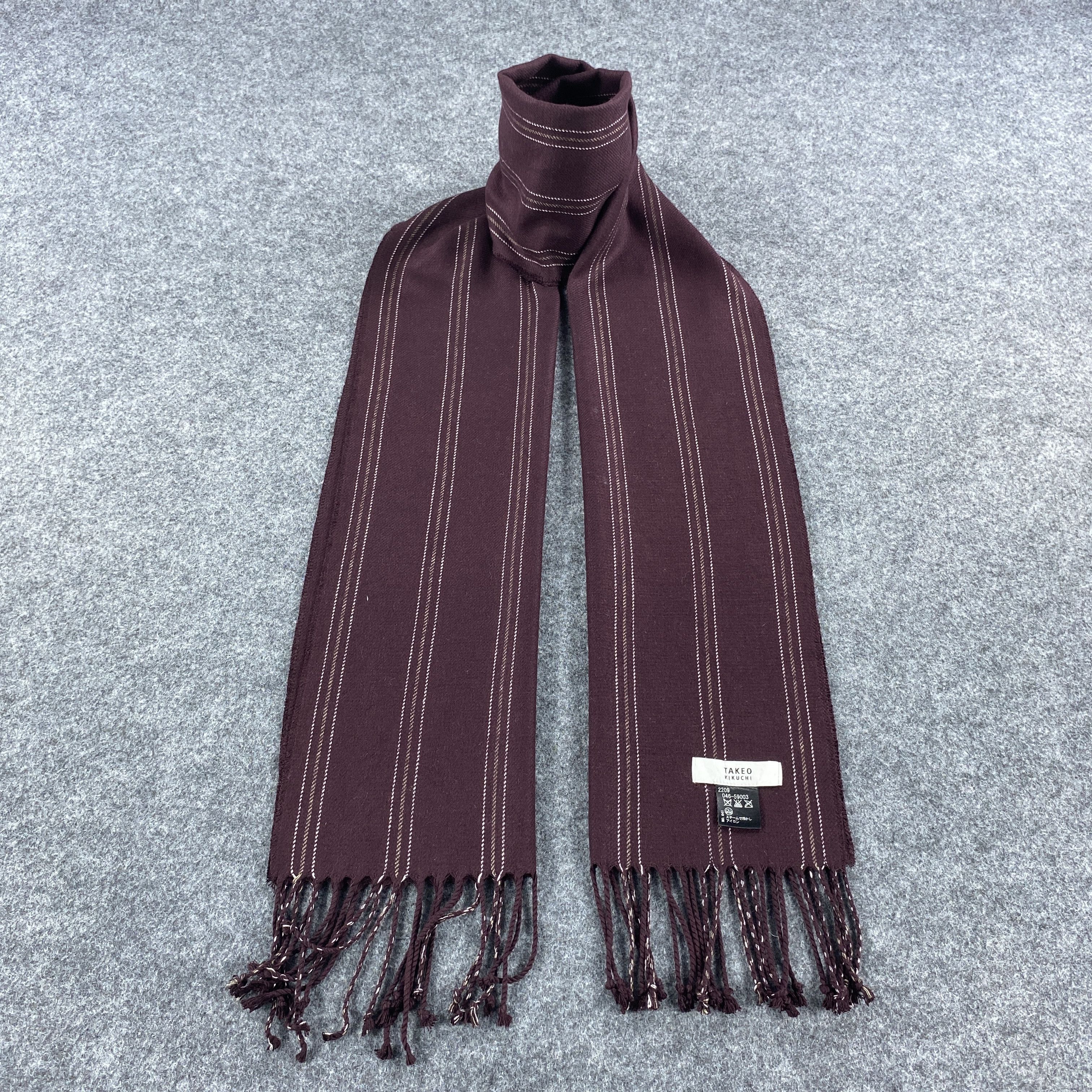 Takeo Kikuchi × Vintage Takeo Kikuchi # Muffler # Neckwear # D620 Size ONE SIZE - 1 Thumbnail