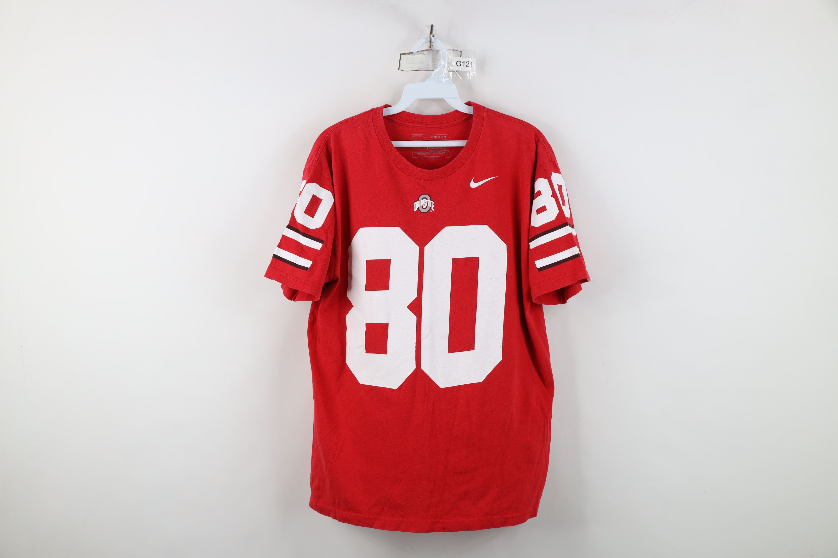 Nike Vintage Nike State University Football Jersey T-Shirt #80 Size US S / EU 44-46 / 1 - 1 Thumbnail
