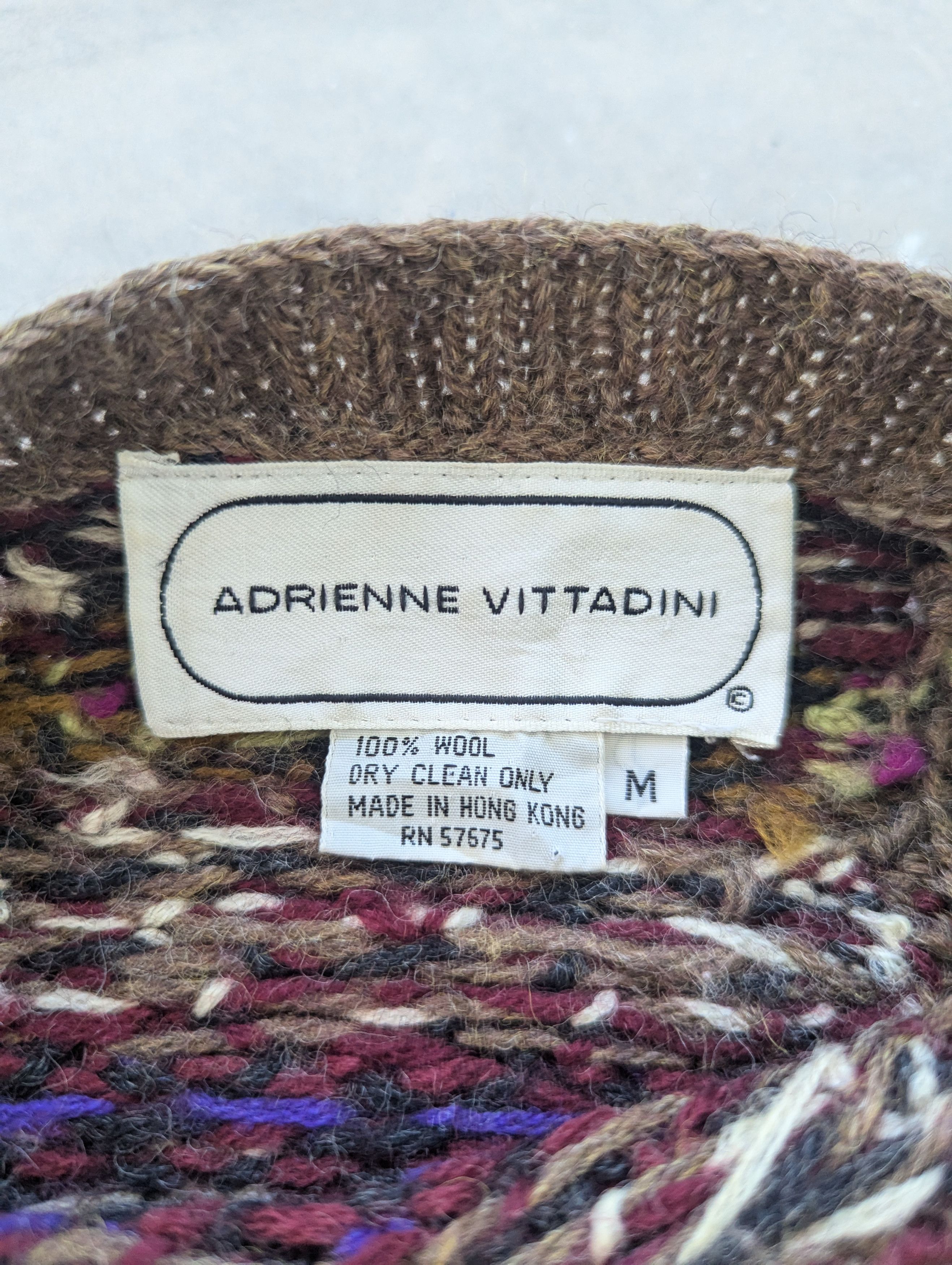 Aran Isles Knitwear × Japanese Brand × Vintage Vintage Wool Cable Knit Sweater Cropped Coogi Style Size M / US 6-8 / IT 42-44 - 8 Thumbnail