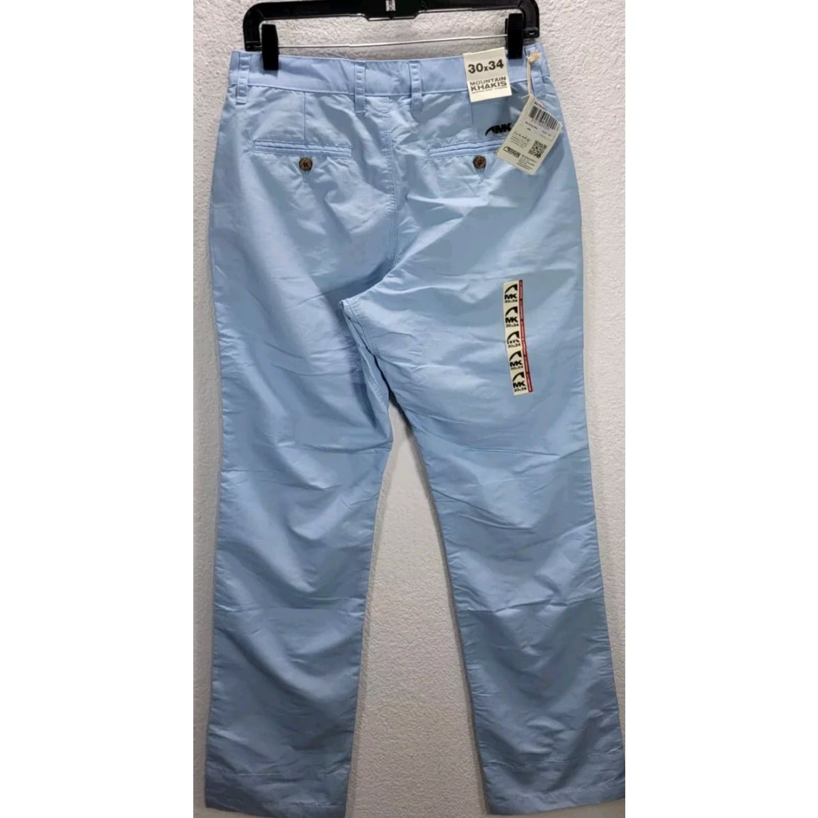 Mountain Khakis VINTAGE Mountain Khakis Broadway Fit Poplin Pants Light Blue Men's 30 Pants NWT Size US 30 / EU 46 - 5 Thumbnail