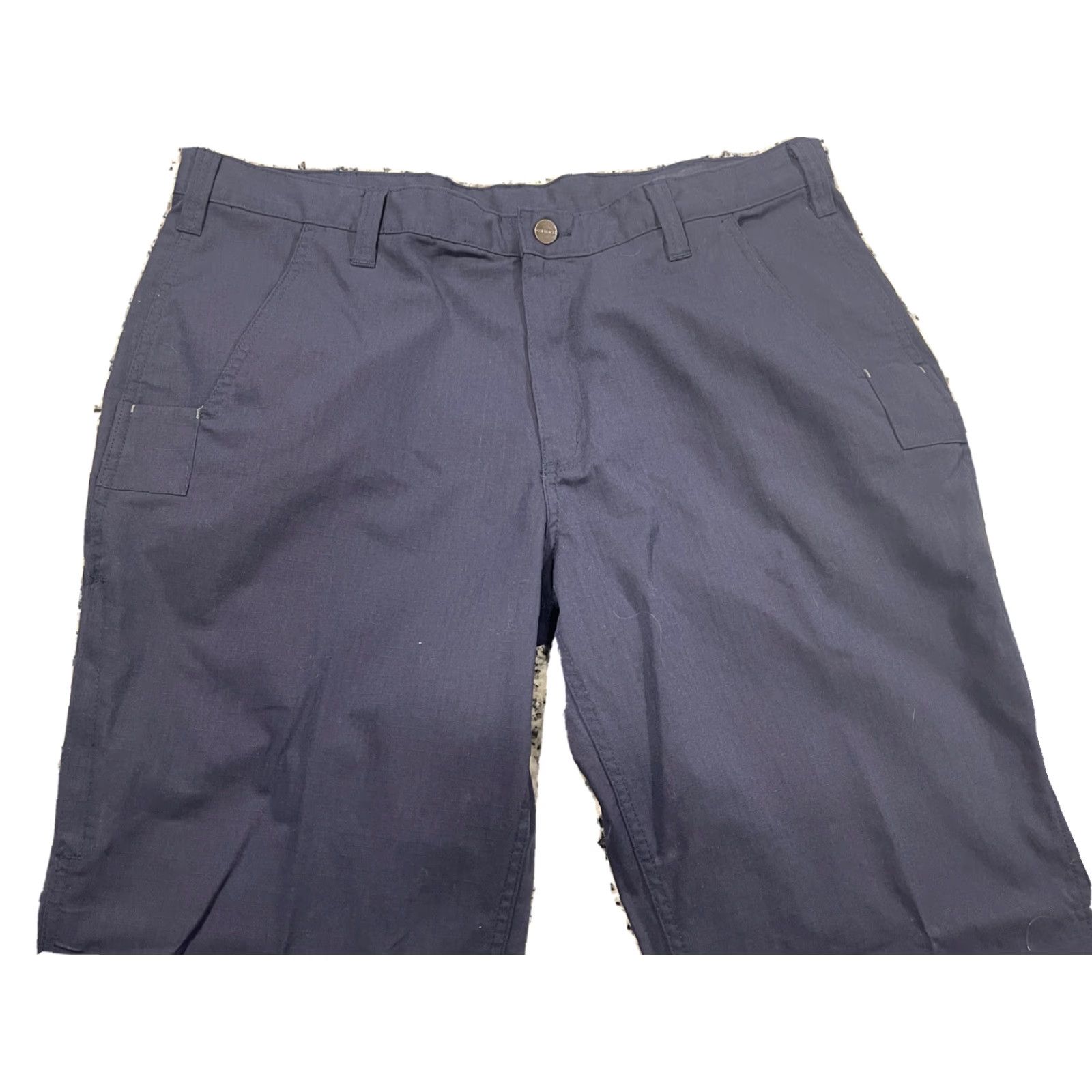 Carhartt Carhartt Men's Navy Blue Bicomponent Lightweight Pants 38x30 74533-20 Size US 38 / EU 54 - 2 Thumbnail
