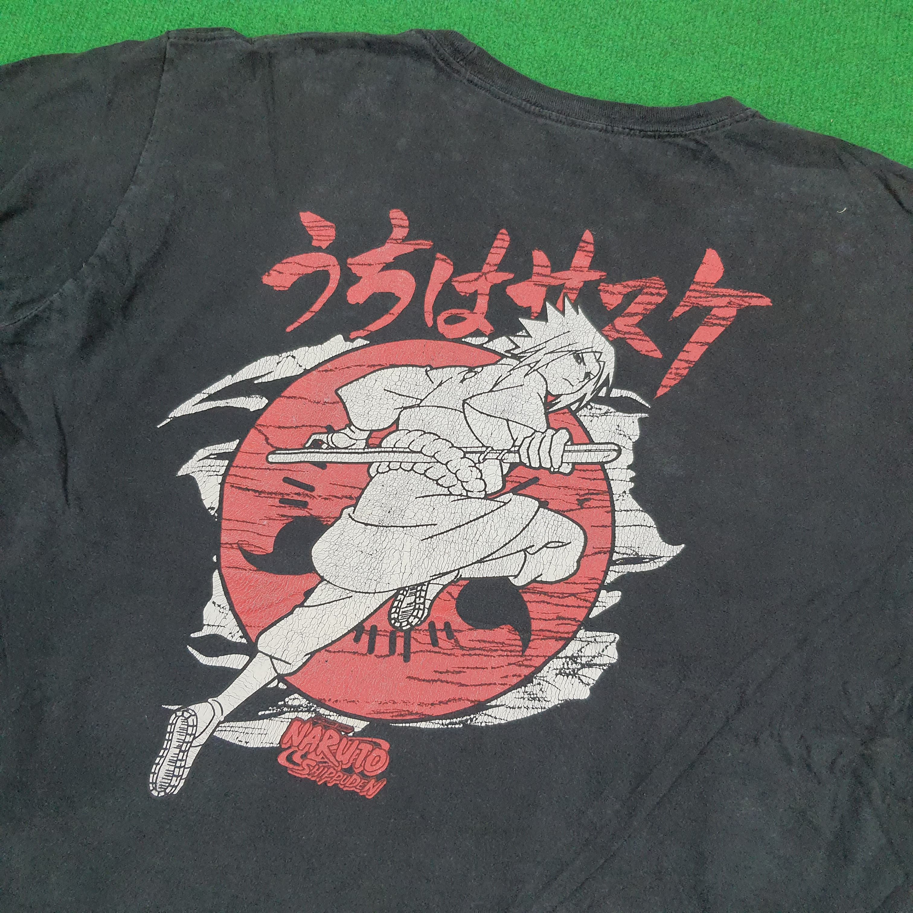 Vintage Vintage Anime Naruto Shippuden Uchiha Sasuke T-shirt Size US XXL / EU 58 / 5 - 2 Thumbnail