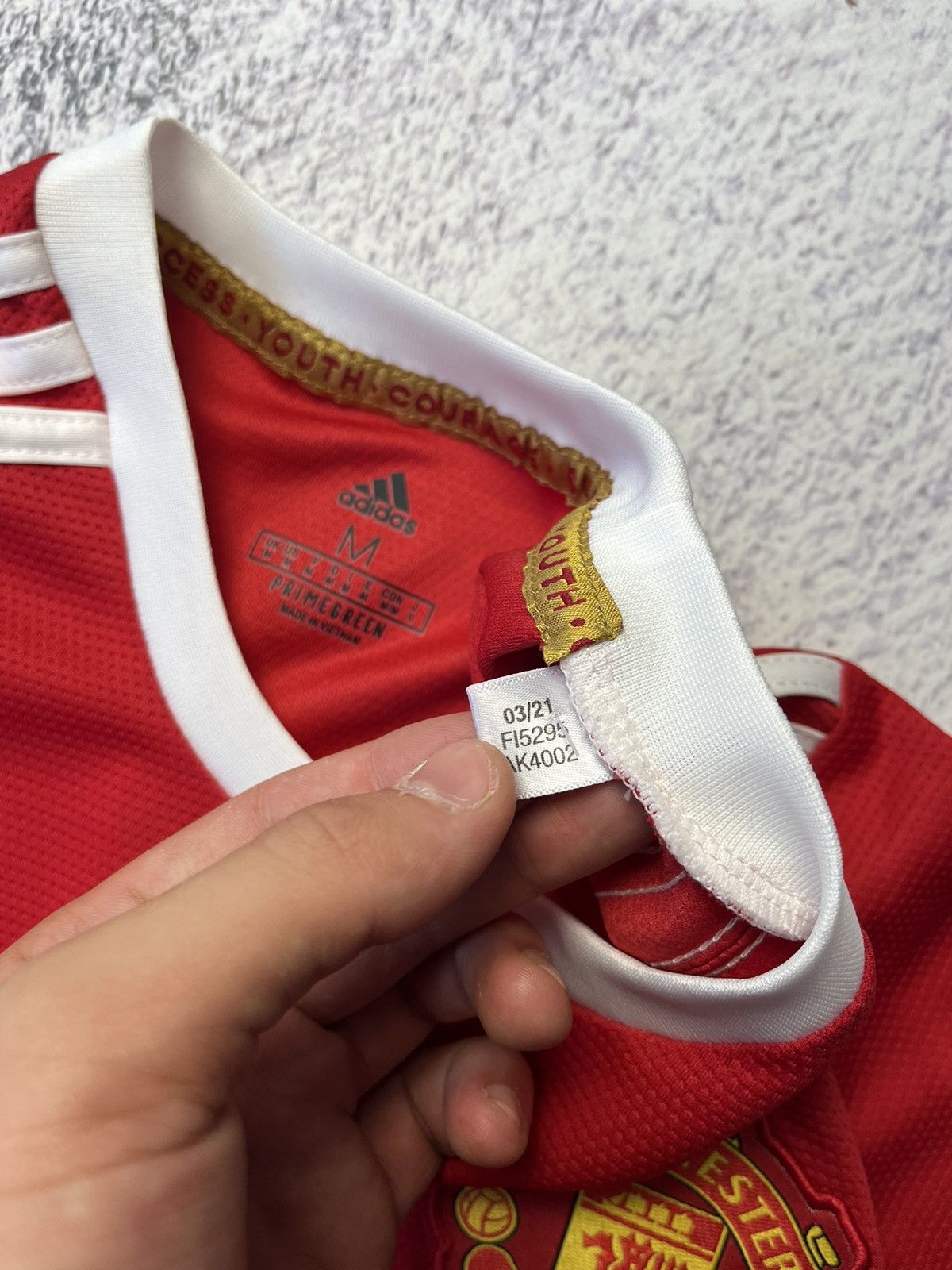Adidas Vintage Ronaldo #7 Manchester United Home 2021/22 Size US M / EU 48-50 / 2 - 17 Thumbnail