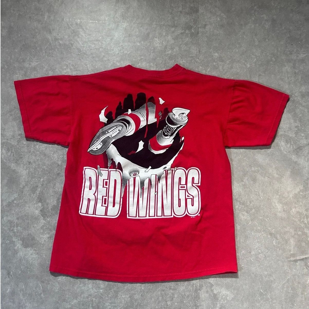 Vintage Vintage Detroit Red Wings Red Breakthrough T Shirt Size M Size US M / EU 48-50 / 2 - 3 Thumbnail
