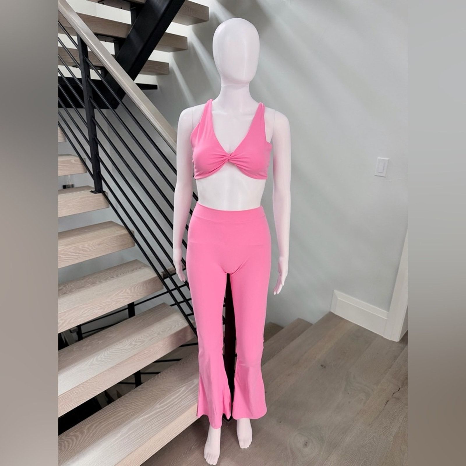 Other Pink Athletic Gym Casual Lounge Activewear Matching Set S Size 26" / US 2 / IT 38 - 5 Thumbnail