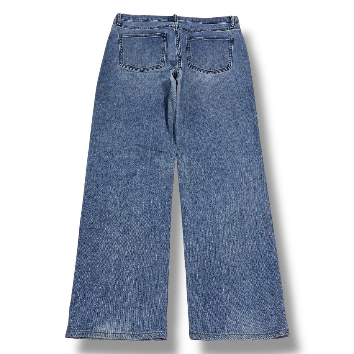 If Six Was Nine × Japanese Brand × Le Grande Bleu (L.G.B.) VINTAGE UNIQLO WASHED BLUE DENIM PANTS Size US 32 / EU 48 - 13 Thumbnail