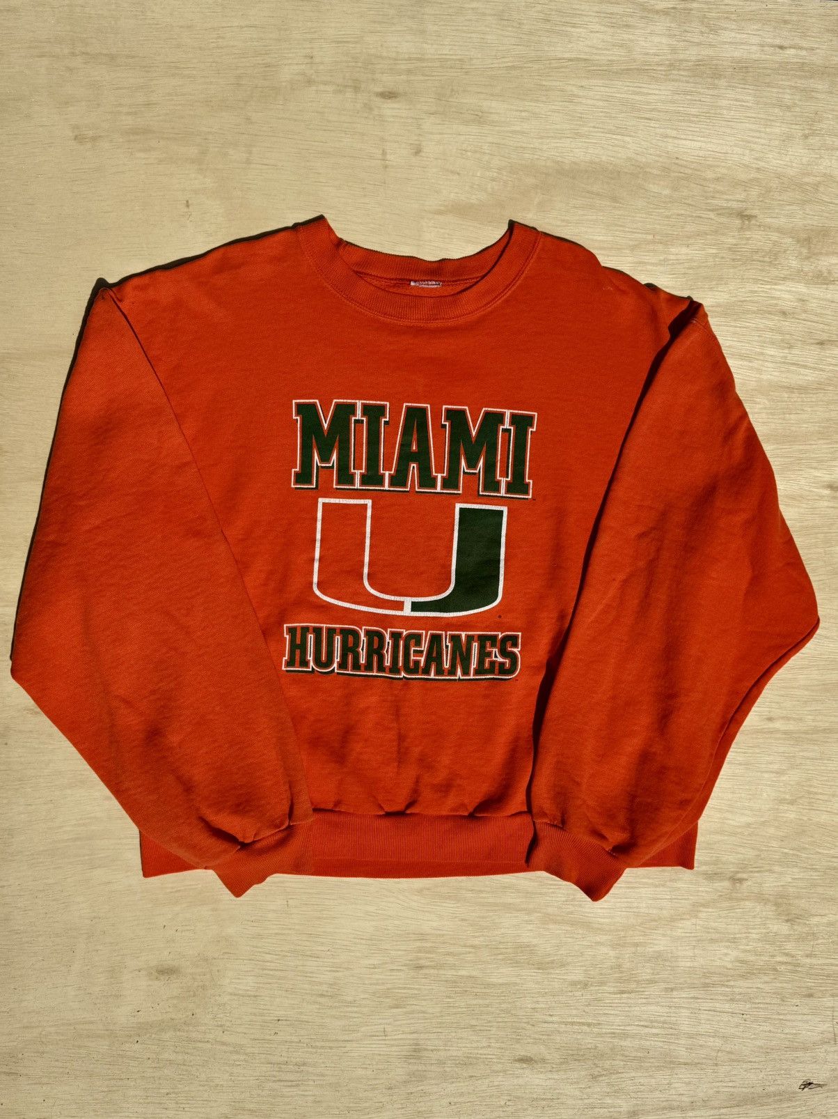 Vintage Miami Hurricanes University 80’s Vintage College Sweatshirt Size US M / EU 48-50 / 2 - 7 Thumbnail