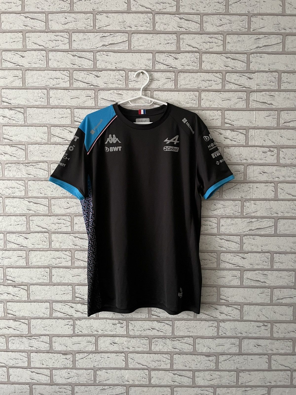 Formula 1 Kappa F1 team RACING BWT ALPINE FORMULA ONE JERSEY T-Shirt Size US XL / EU 56 / 4 - 2 Thumbnail