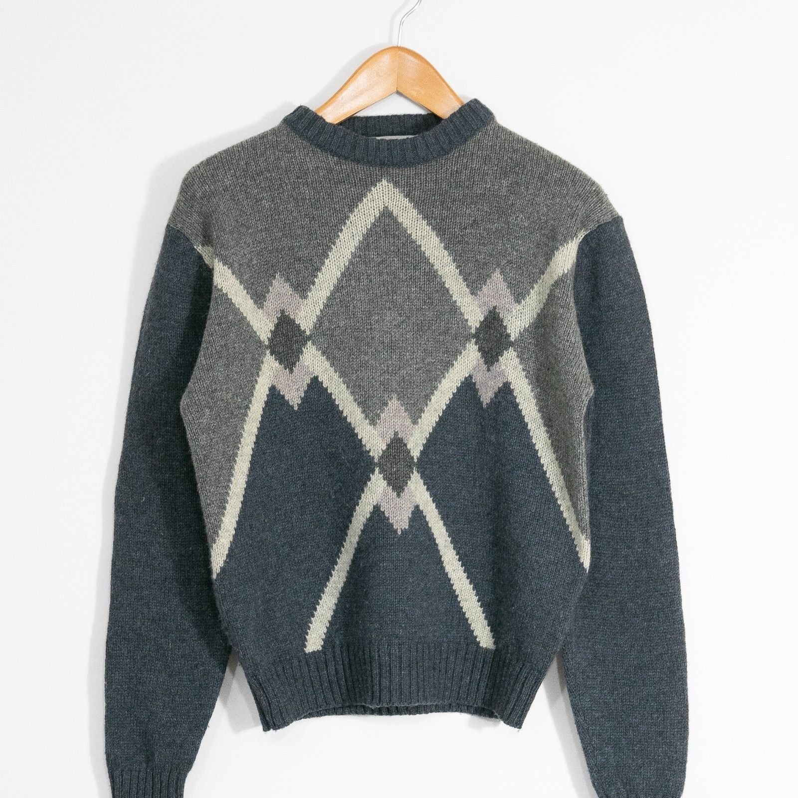 McGregor × Vintage Vintage McGregor Wool Blend Sweater Mens Medium - Argyle Size US M / EU 48-50 / 2 - 3 Thumbnail