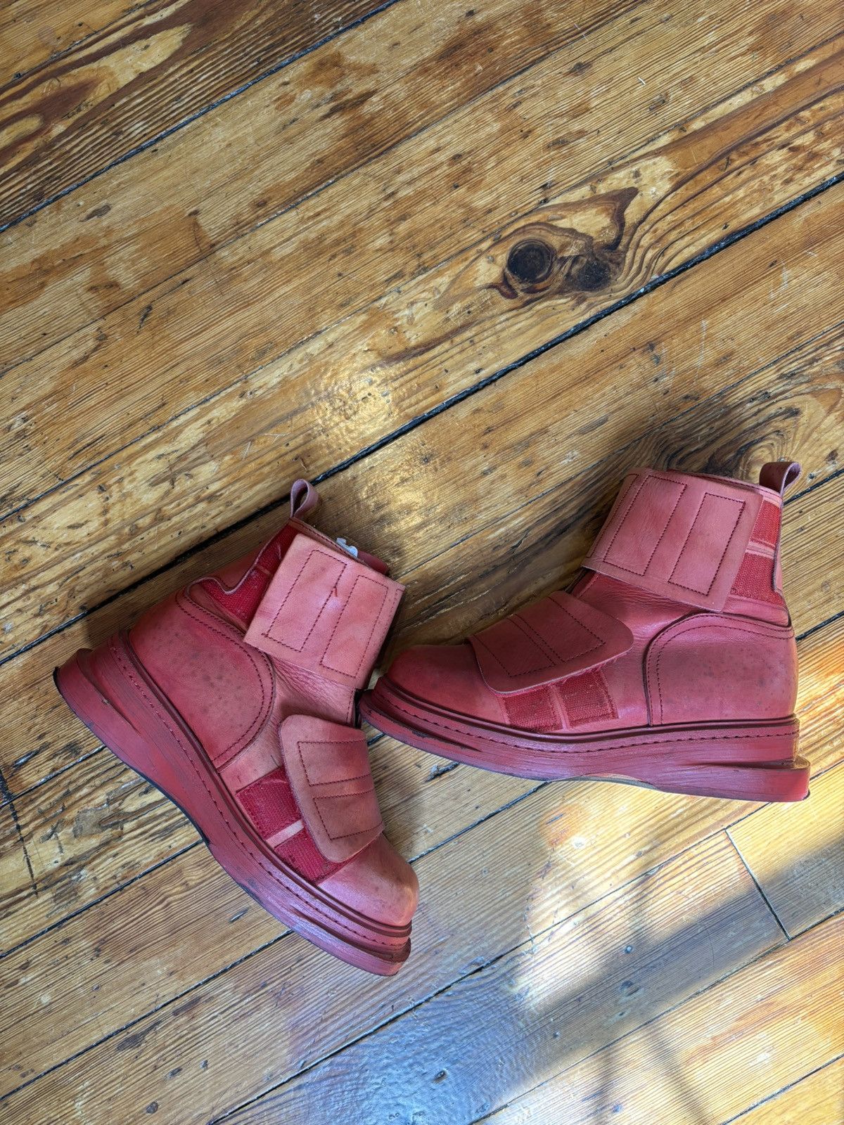 Dirk Bikkembergs DIRK BIKKEMBERGS BOOTS W 2 VELCRO STRAPS Size US 7 / IT 37 - 1 Thumbnail