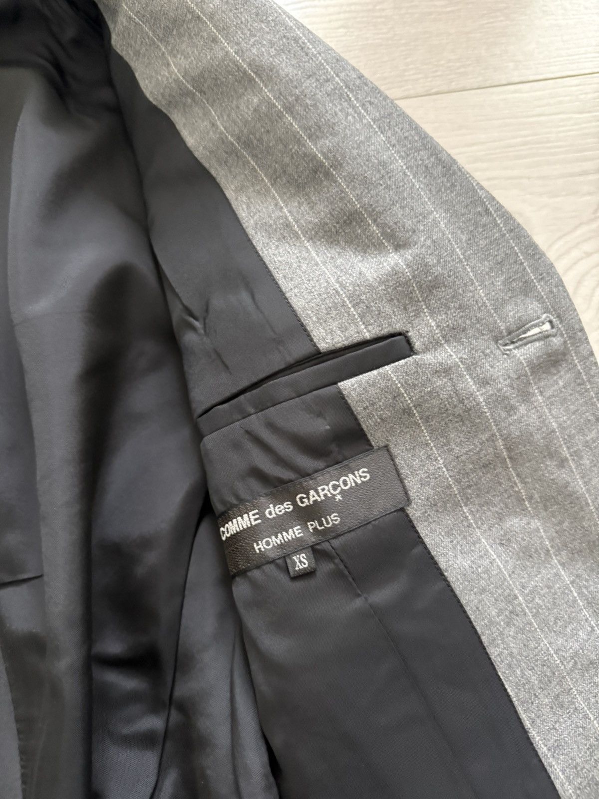 Comme des Garcons Comme Des Garcons Homme Plus AW2009 Curve Panelled Wool Suit Size US XS / EU 42 / 0 - 12 Thumbnail