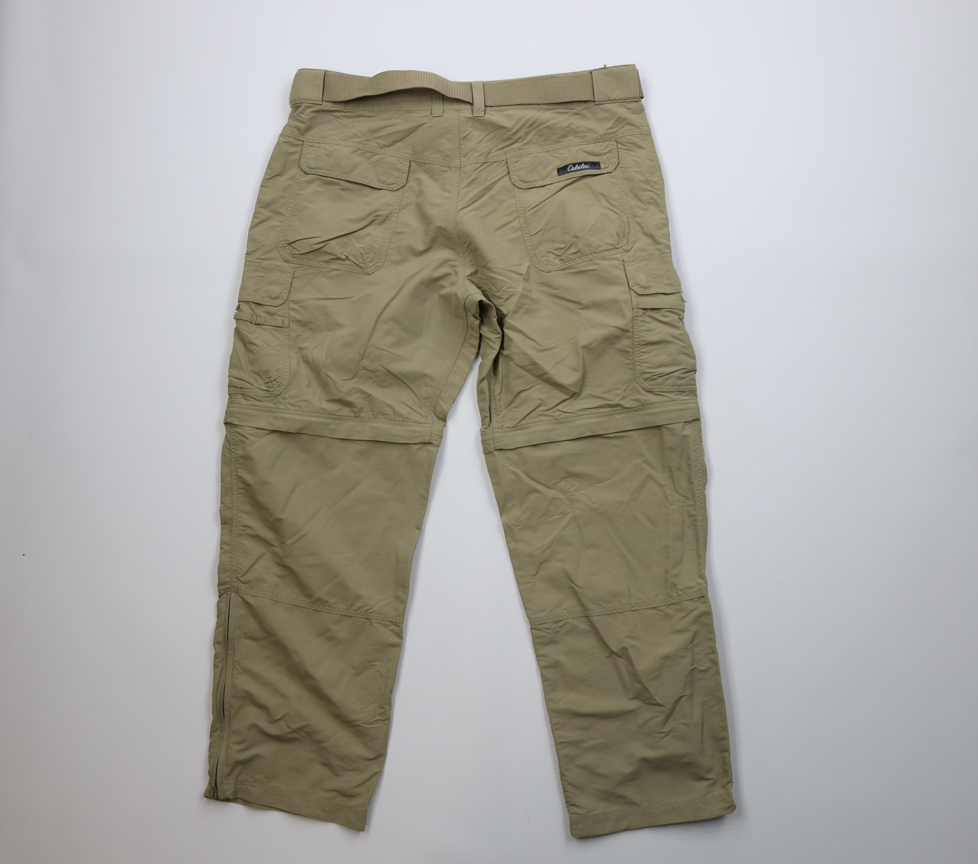 Cabelas Vintage Y2K Cabelas Wide Leg Convertible Cargo Pants Shorts Size US 38 / EU 54 - 9 Thumbnail