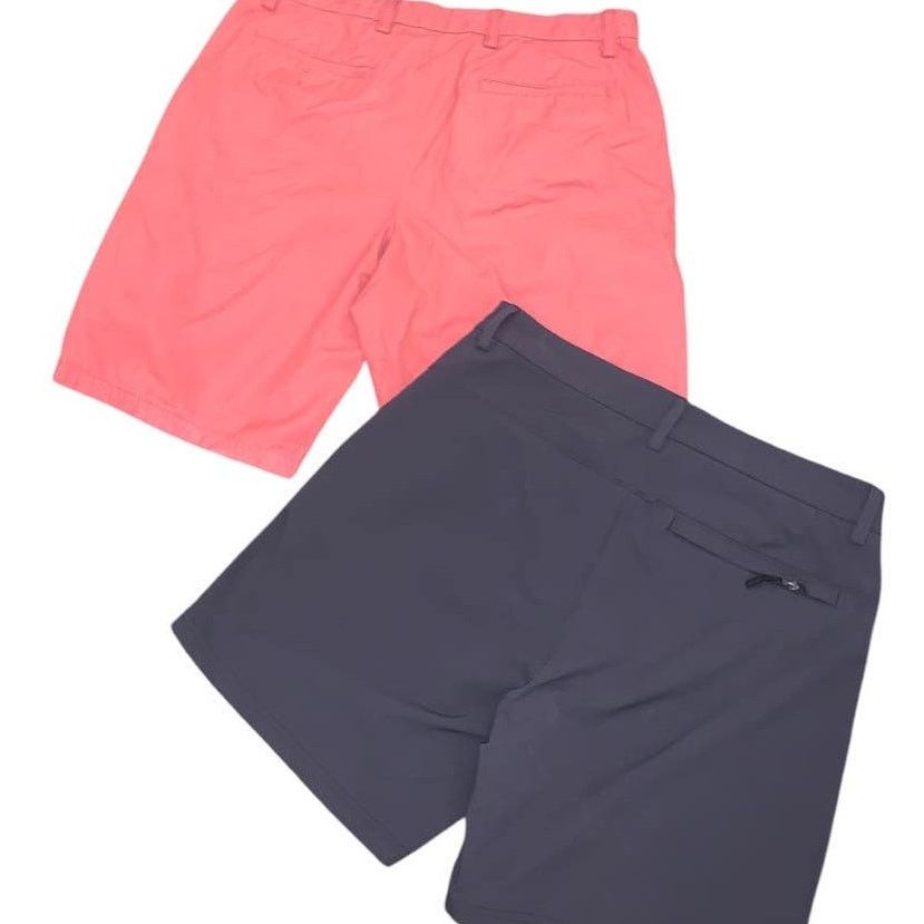 Old Navy 2 Pair Old Navy Chino Shorts Bermuda Pink/Charcoal 30/32 Men Size US 32 / EU 48 - 5 Thumbnail
