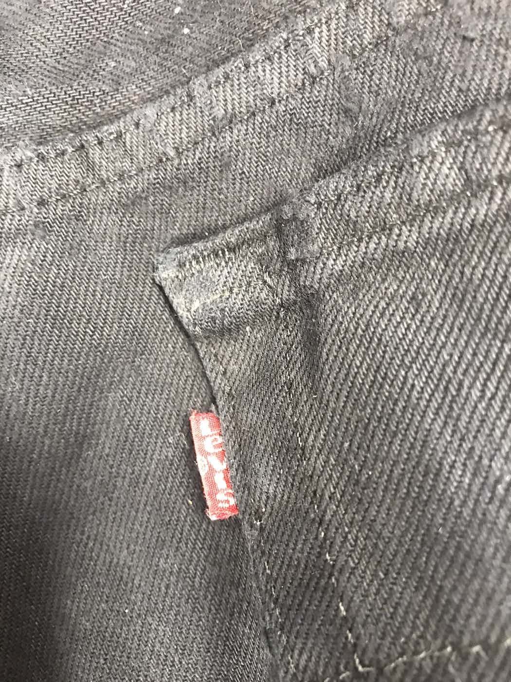 Levi's DLL Hippie Levis Black patchwork vintage Denim Pants #A2616 Size US 32 / EU 48 - 16 Thumbnail