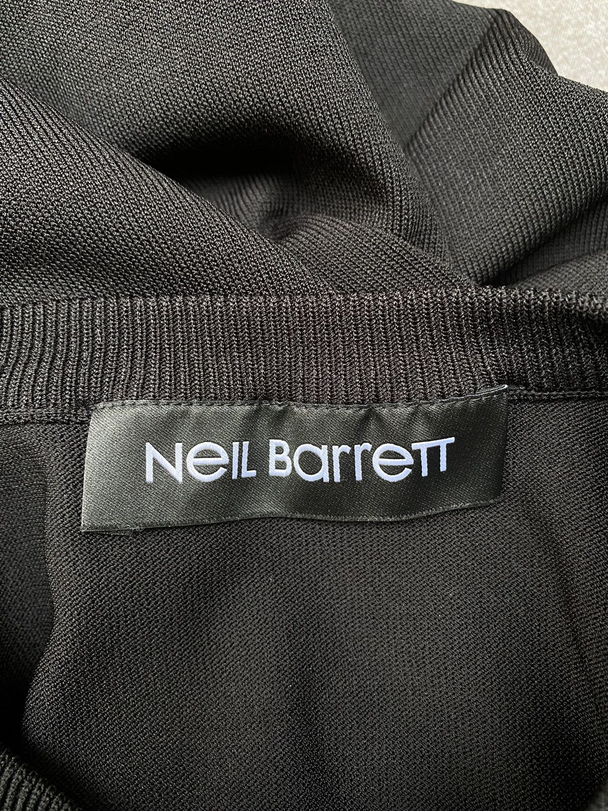 Neil Barrett Metallic Stripe Knit Sweater Size US S / EU 44-46 / 1 - 8 Thumbnail