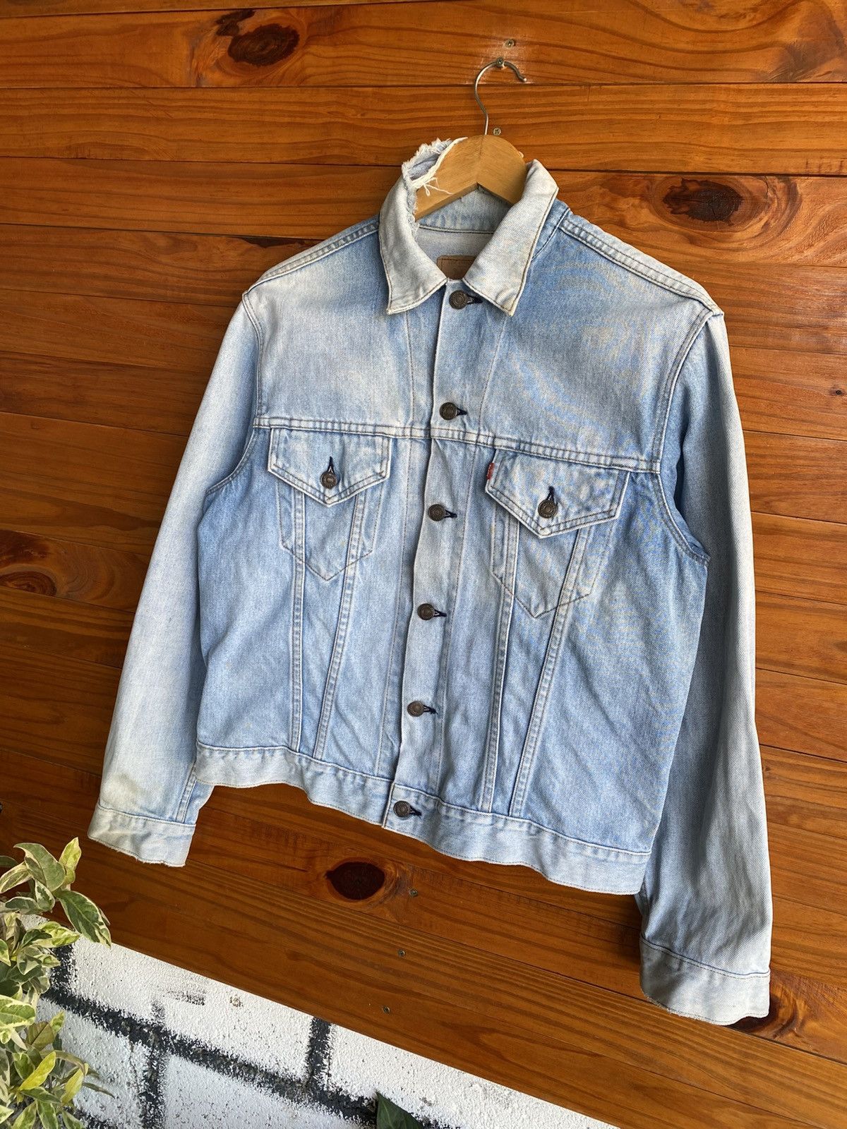 Levi's Vintage 1980s Levi’s 70505 Denim Jacket Light Wash Trucker Size US M / EU 48-50 / 2 - 4 Thumbnail