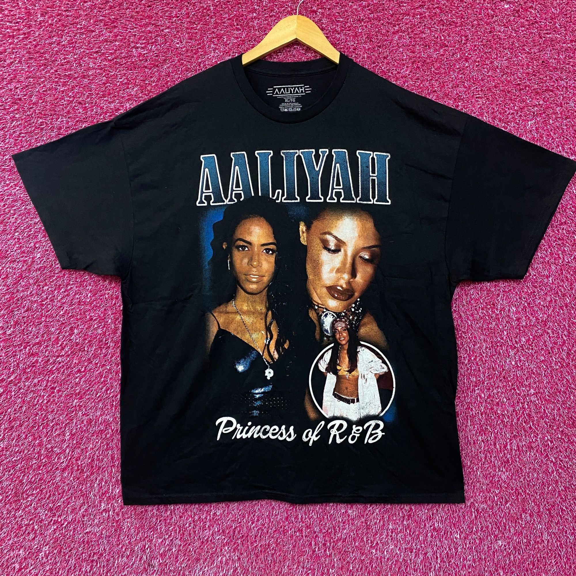 Urban Outfitters Aaliyah Princess of RnB Vtg Style Tee XL Size US XL / EU 56 / 4 - 1 Thumbnail