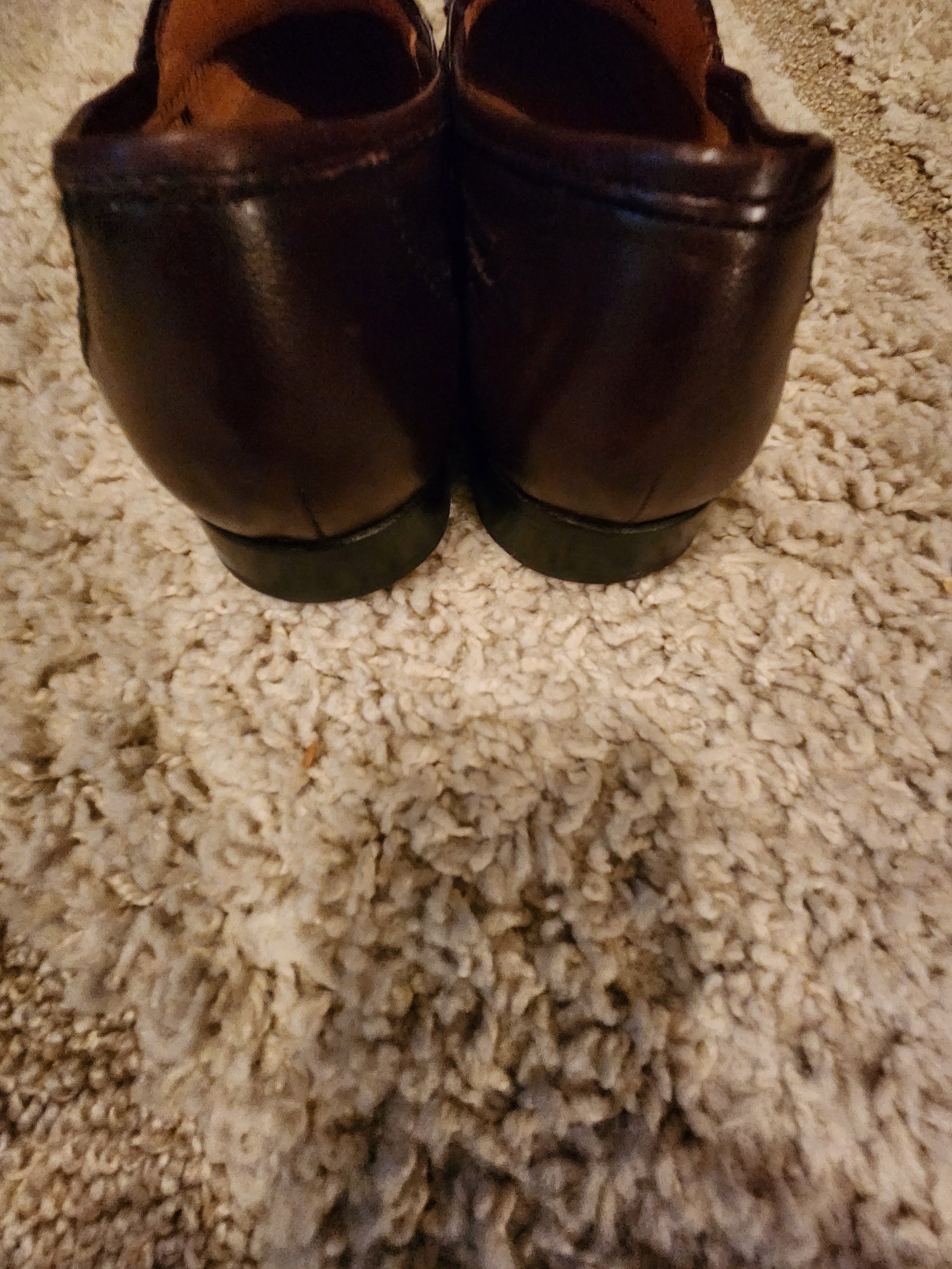 Stafford Men's 100% Leather Tasseled Slip-On Loafers Size US 12 / EU 45 - 5 Thumbnail