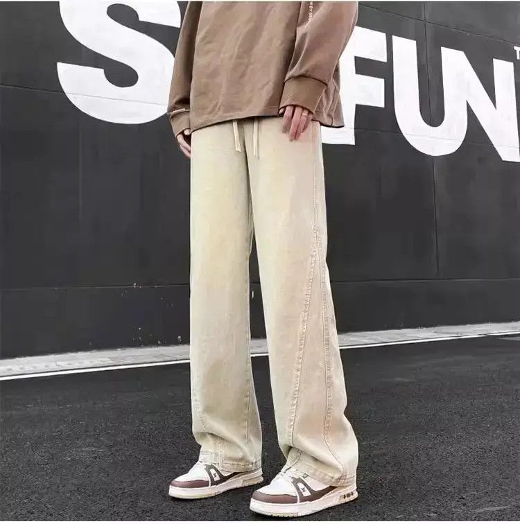 Japanese Brand Retro washed straight leg jeans Size US 32 / EU 48 - 1 Thumbnail