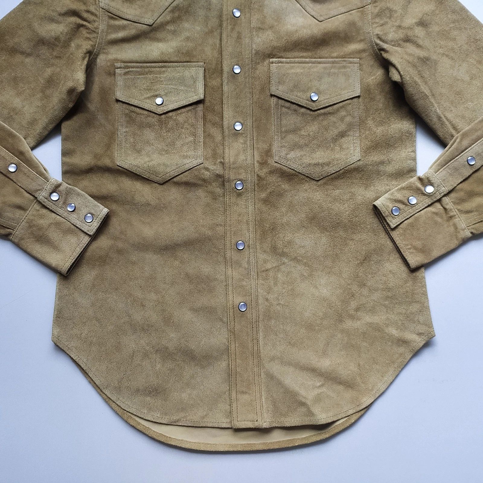 Polo Ralph Lauren Polo Ralph Lauren Suede Shirt jacket FTP 0705 Size US XXS / EU 40 - 6 Thumbnail