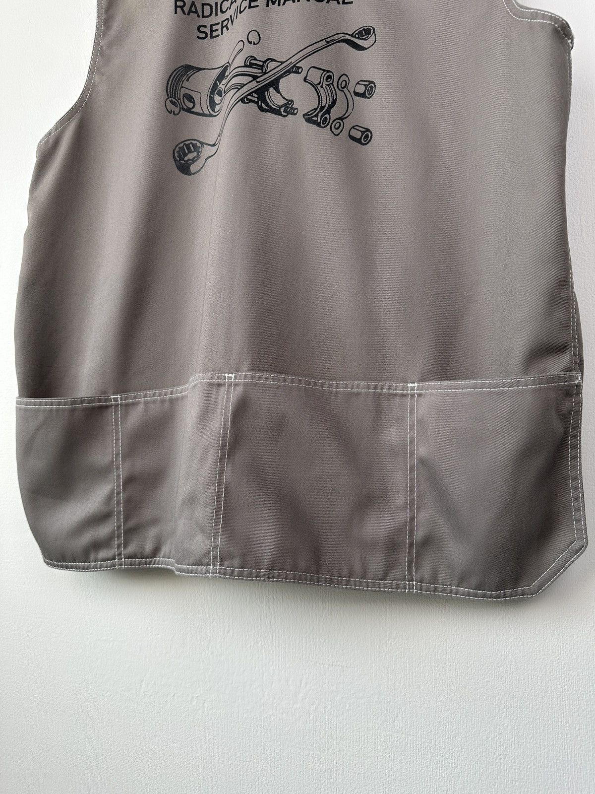 Diesel DIESEL Hidden-Pocket Workwear Multipocket Cargo Vest Jacket Size US L / EU 52-54 / 3 - 11 Thumbnail