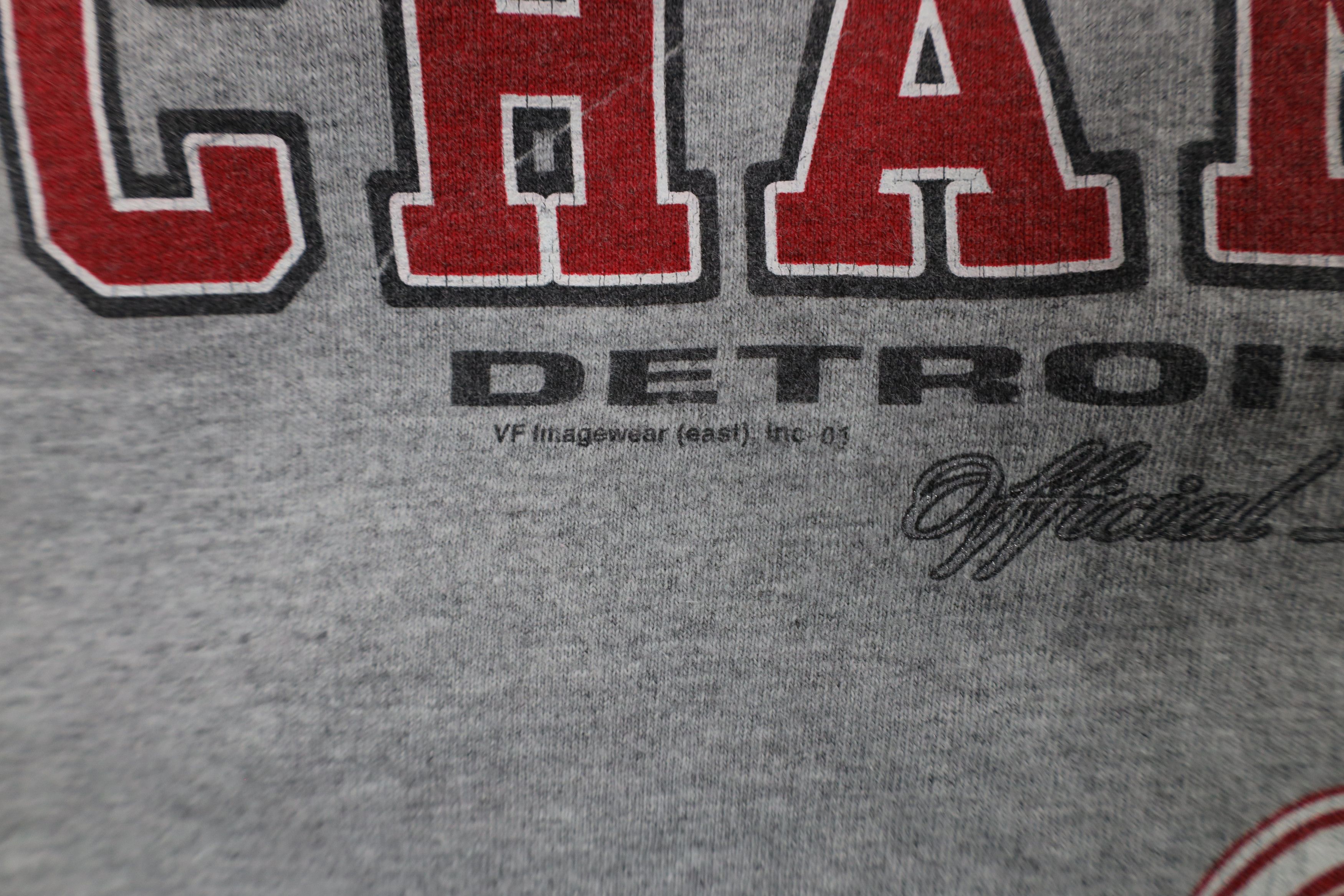 Vintage Vintage 2002 Stanley Cup Champ Detroit Red Wings T-Shirt Size US L / EU 52-54 / 3 - 5 Thumbnail