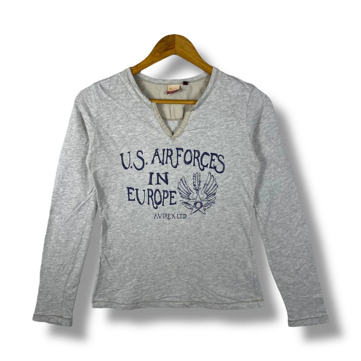 Avirex AVIREX Us Airforces In Europe Women Longsleeve Tops Tee Size S / US 4 / IT 40 - 1 Thumbnail