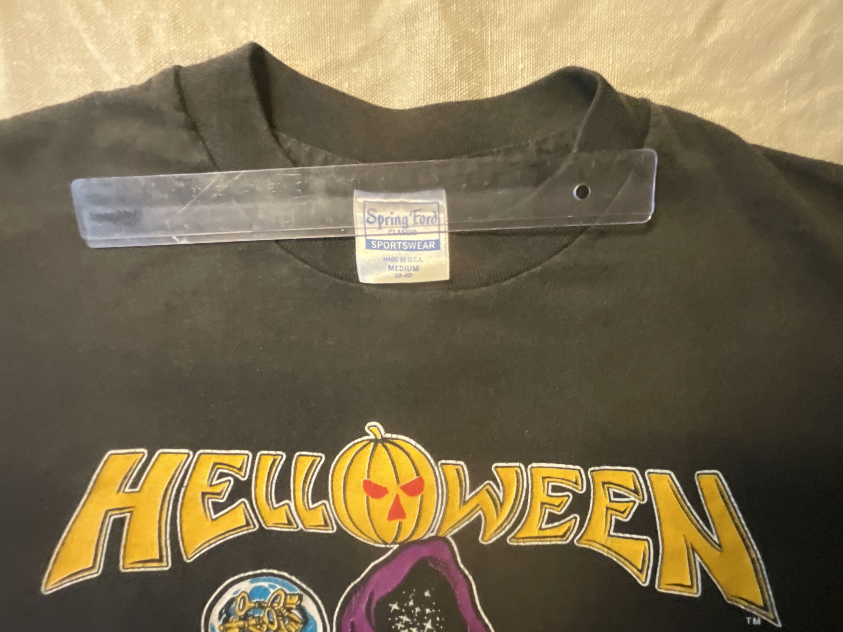 Vintage Band tees X Vintage Helloween 1987 Future World Tour Size M / US 6-8 / IT 42-44 - 3 Thumbnail