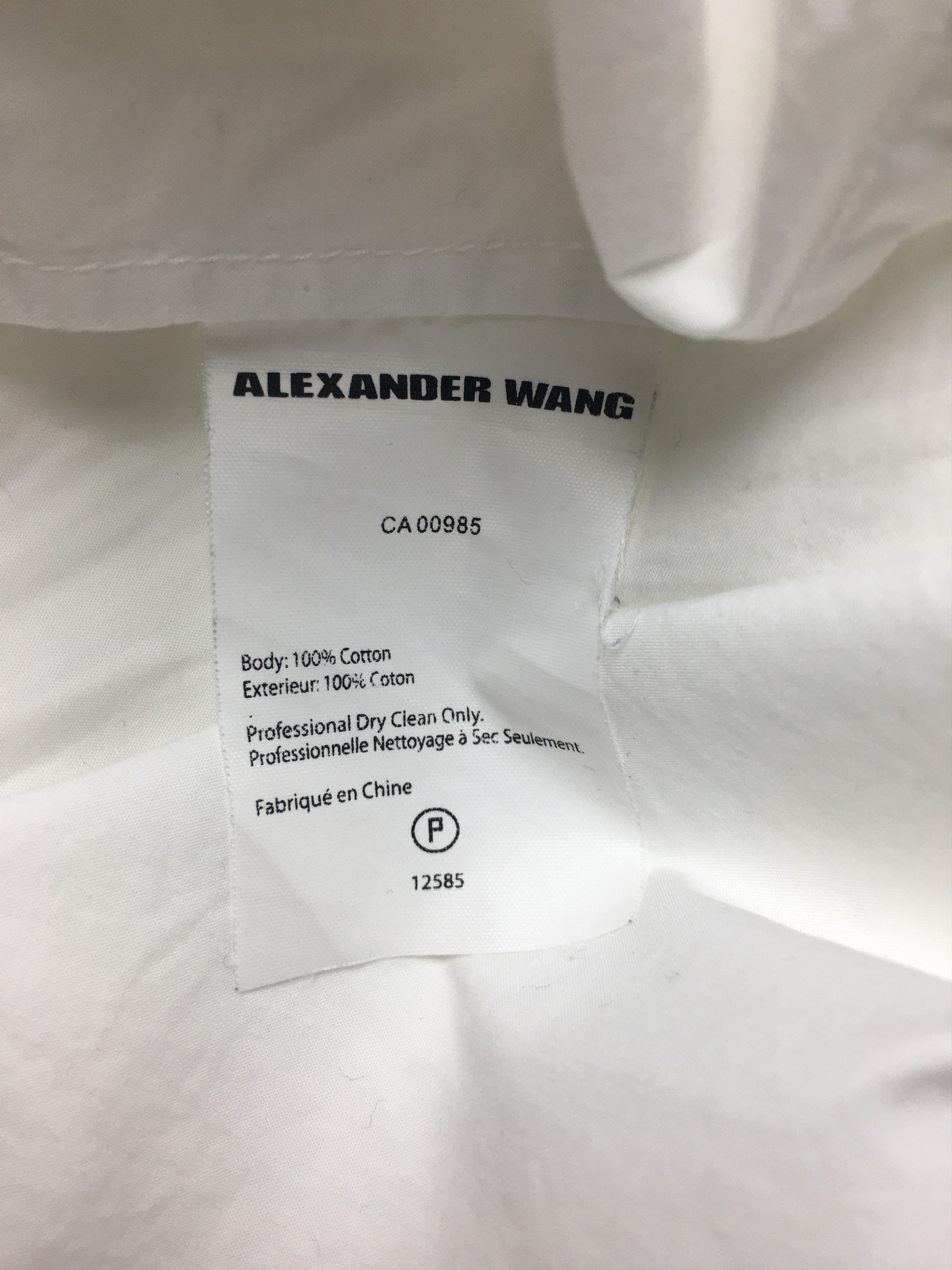 Alexander Wang Alexander Wang Shirt Dress White Collared Cotton Size 6 Size M / US 6-8 / IT 42-44 - 11 Thumbnail
