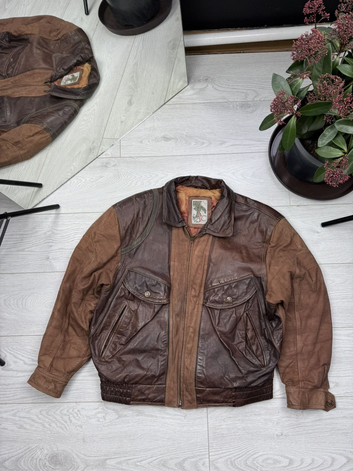Hysteric Glamour CRAZY RICK OWENS STYLE SUEDE LEATHER JACKET FUR HOOD SWAG Size US M / EU 48-50 / 2 - 1 Thumbnail