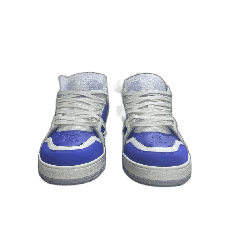Louis Vuitton Louis Vuitton Lv Trainer Low-Top Sneakers Blue Size US 8.5 / EU 41-42 - 1 Thumbnail
