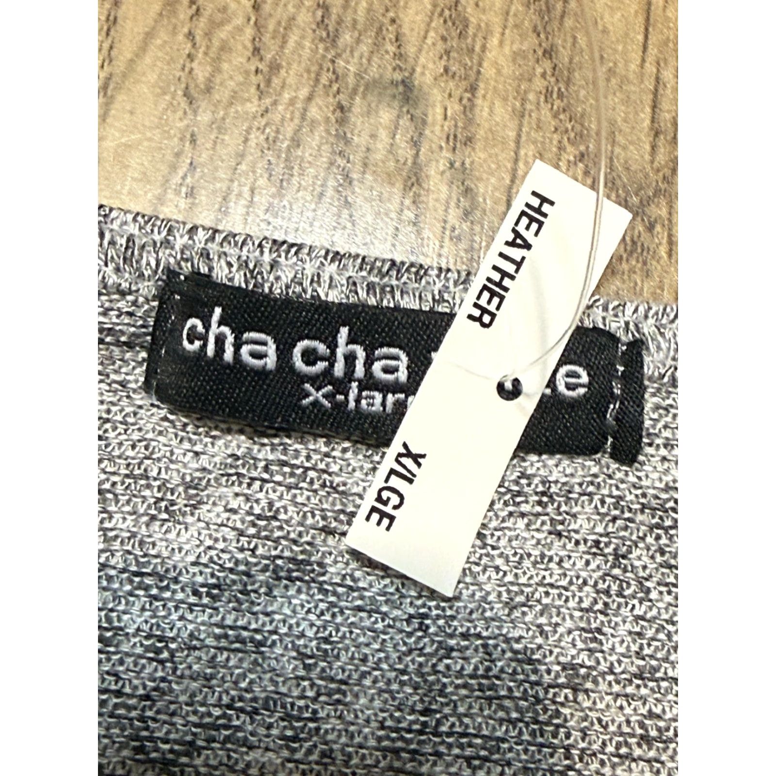 Vintage Cha Cha Vente Shirt Womens XL Long Sleeve Open Shoulder NWT Gray Vintage? No (Note: Vintage No) Size XL / US 12-14 / IT 48-50 - 5 Thumbnail