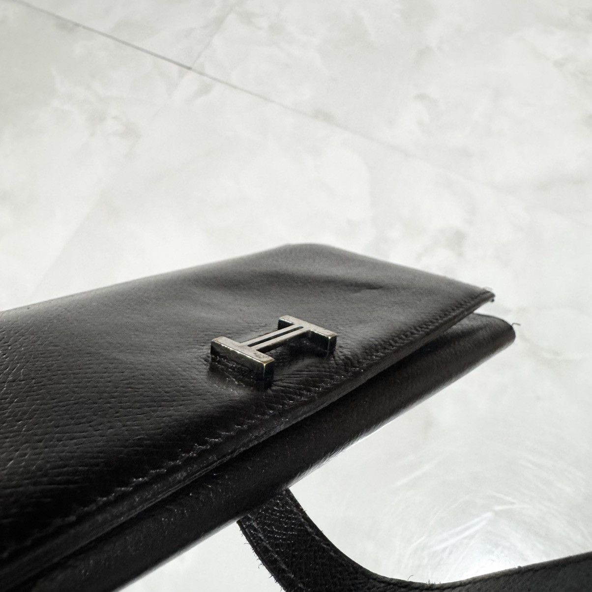 Hermes Hermes Bearn □J stamp 10 card pockets Tri-fold long wallet Size ONE SIZE - 11 Thumbnail