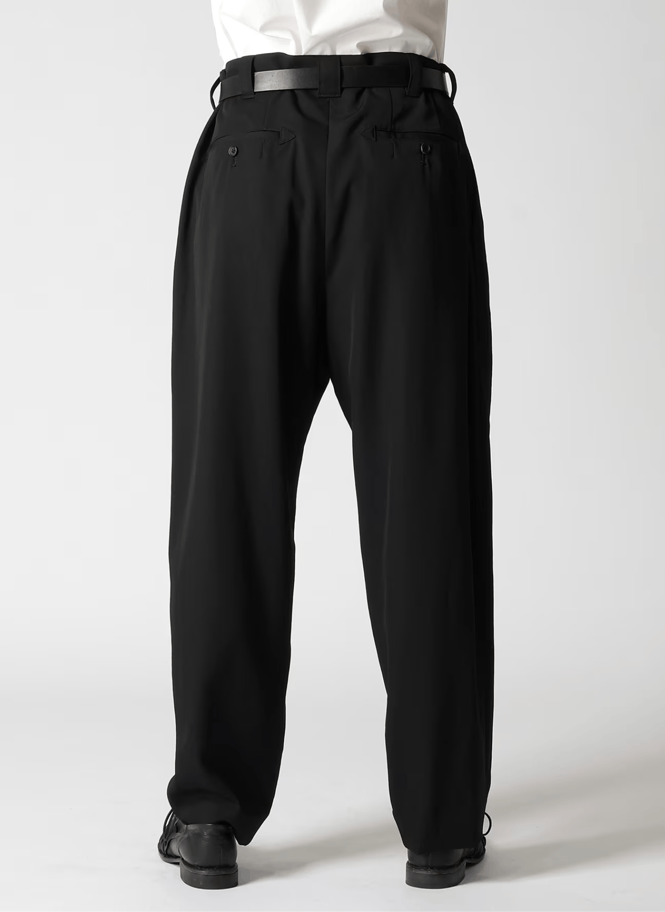 Yohji Yamamoto Yohji Yamamoto Pour Homme W/Gabardine LEFT SIDE POCKET PANTS Size US 32 / EU 48 - 13 Thumbnail