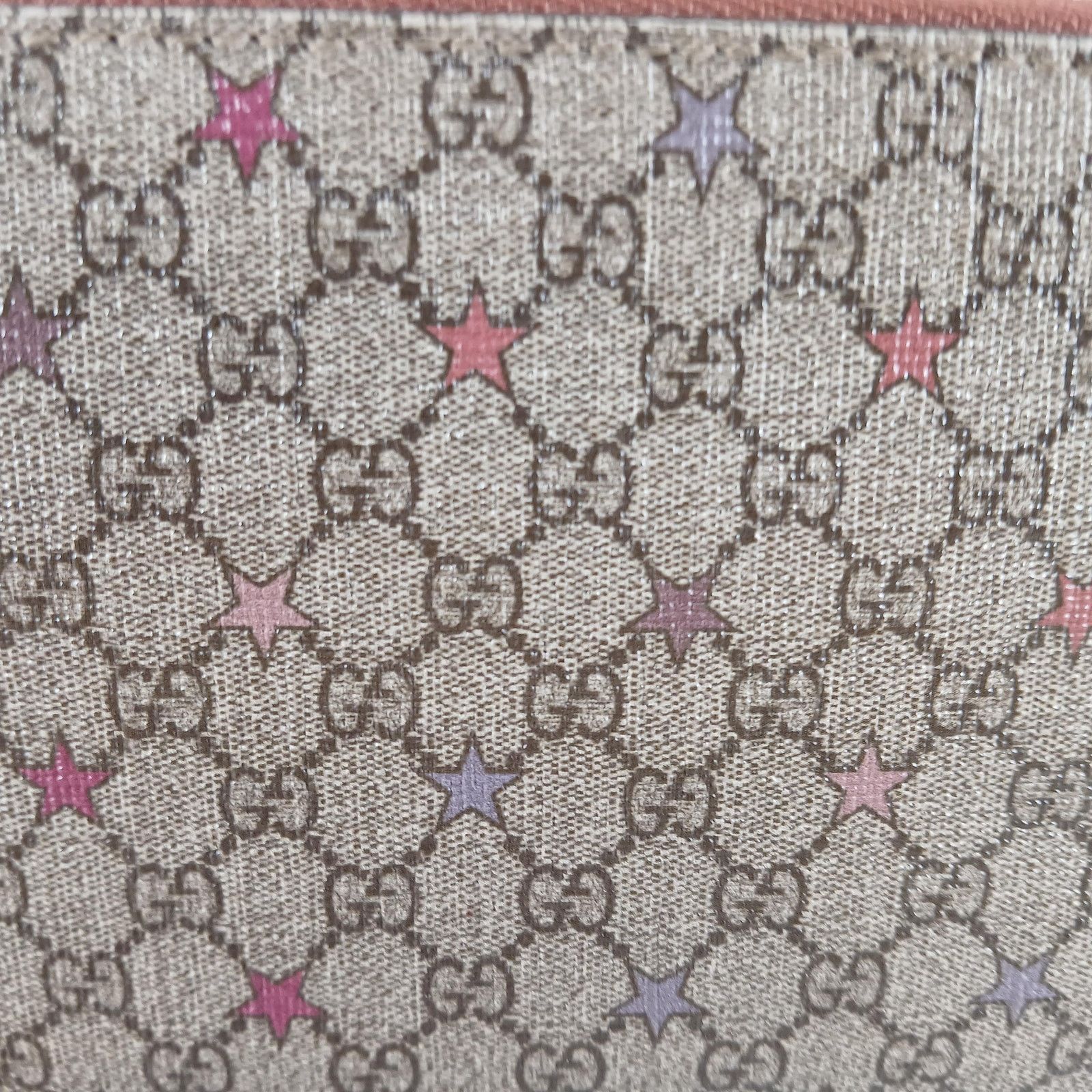 Gucci Gucci Micro GG Star Supreme Coated Canvas Zip Around Wallet Size ONE SIZE - 17 Thumbnail